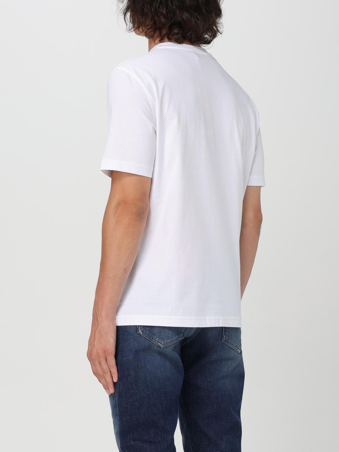 DIESEL T-SHIRT: T-shirt in cotone con logo Diesel, Bianco - Img 3