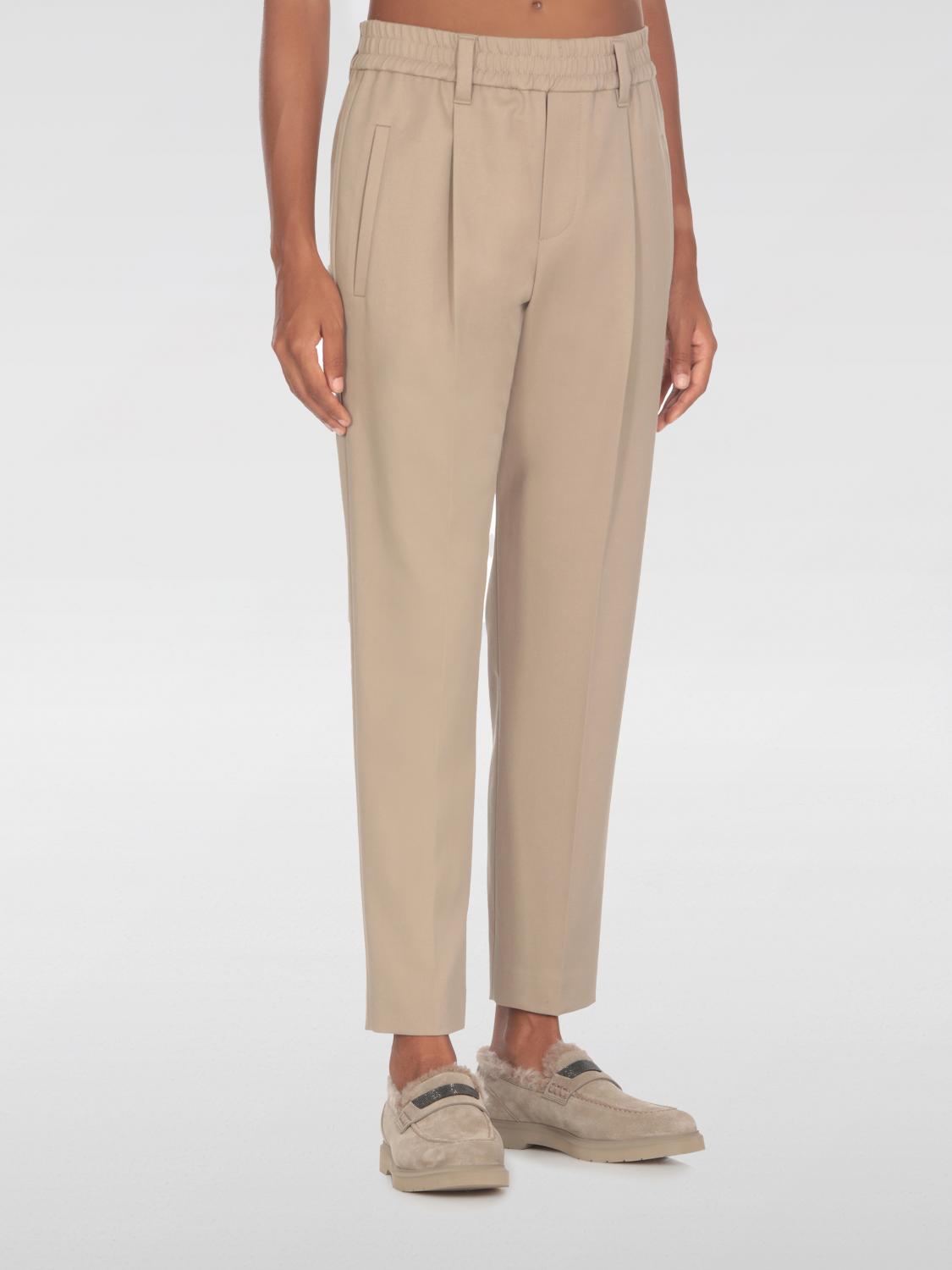 BRUNELLO CUCINELLI: Pants woman - Beige | Brunello Cucinelli pants