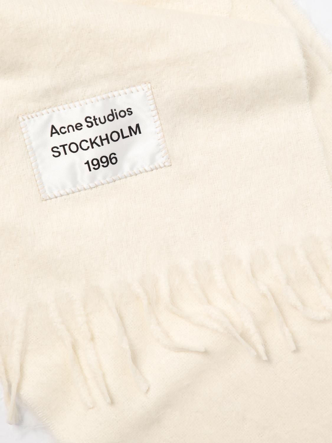 ACNE STUDIOS BUFANDA: Bufanda mujer Acne Studios, Blanco - Img 3