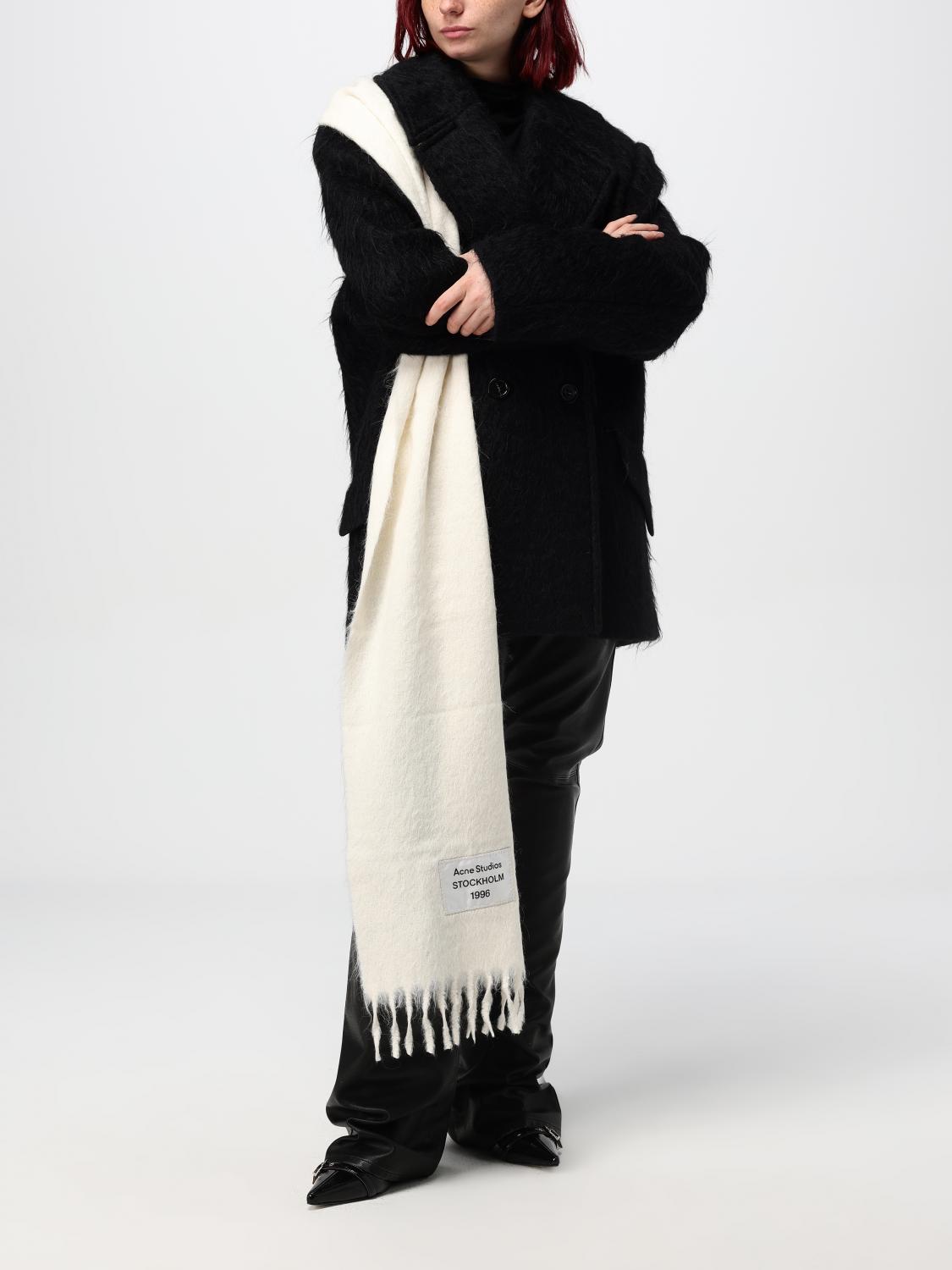 ACNE STUDIOS BUFANDA: Bufanda mujer Acne Studios, Blanco - Img 4