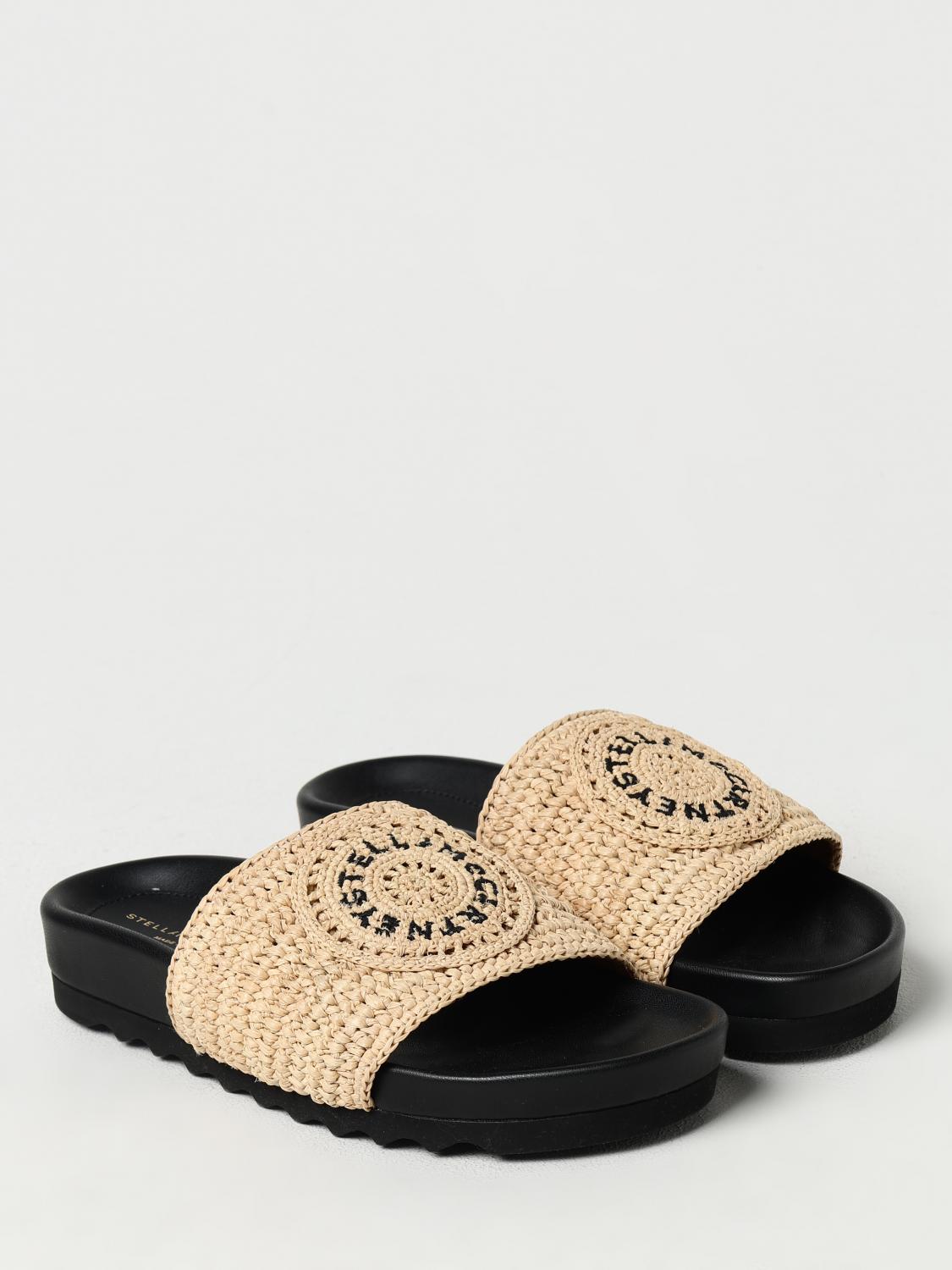 STELLA MCCARTNEY FLAT SANDALS: Shoes woman Stella McCartney, Natural - Img 2