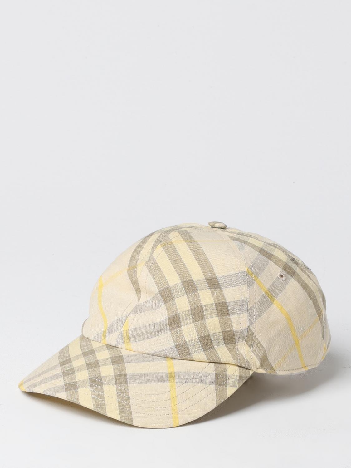 BURBERRY HAT: Hat men Burberry, Beige - Img 1
