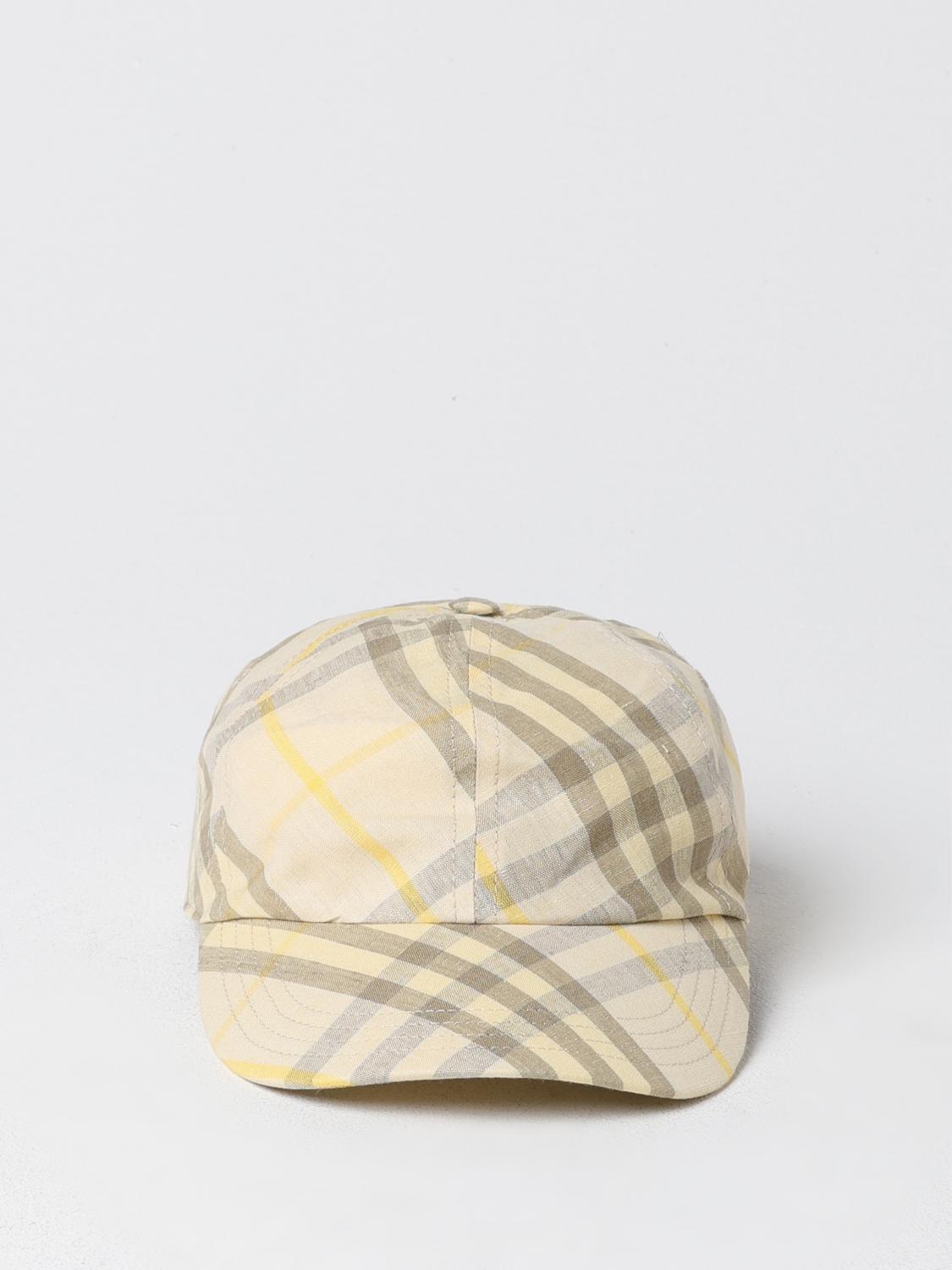 BURBERRY HAT: Hat men Burberry, Beige - Img 2