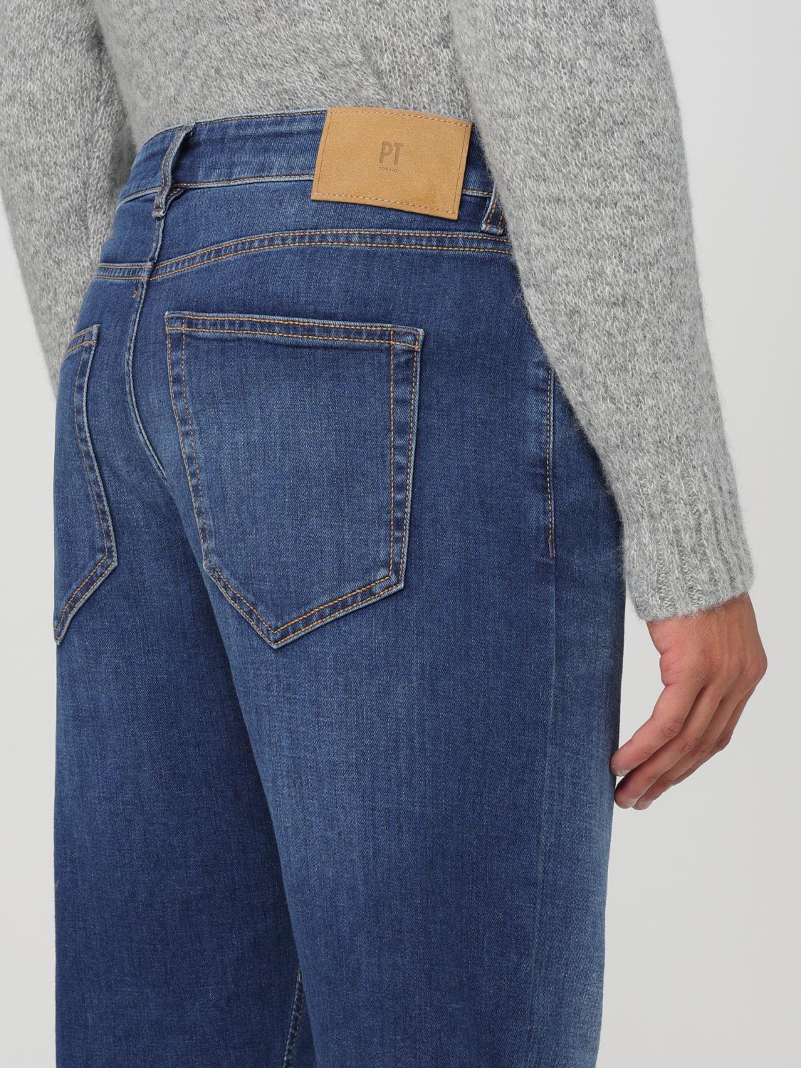 PT TORINO JEANS: Jeans Pt Torino in denim di cotone , Blue - Img 3