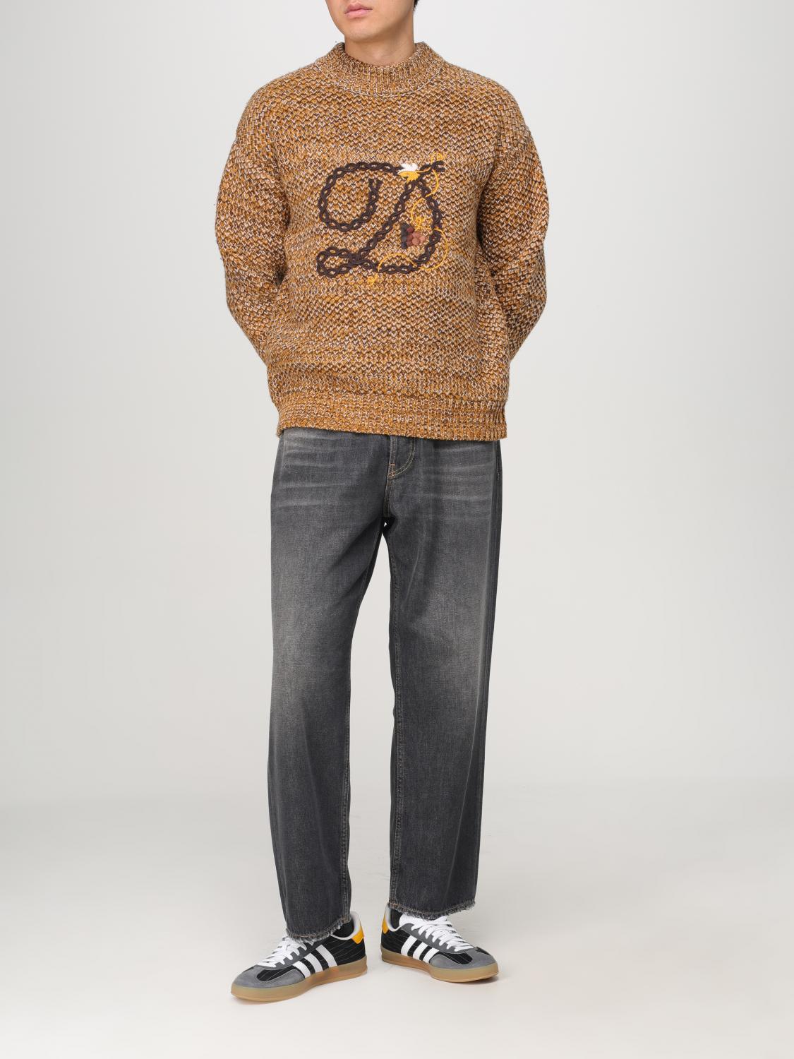 DRÔLE DE MONSIEUR SWEATER: Sweater men Drole De Monsieur, Brown - Img 2