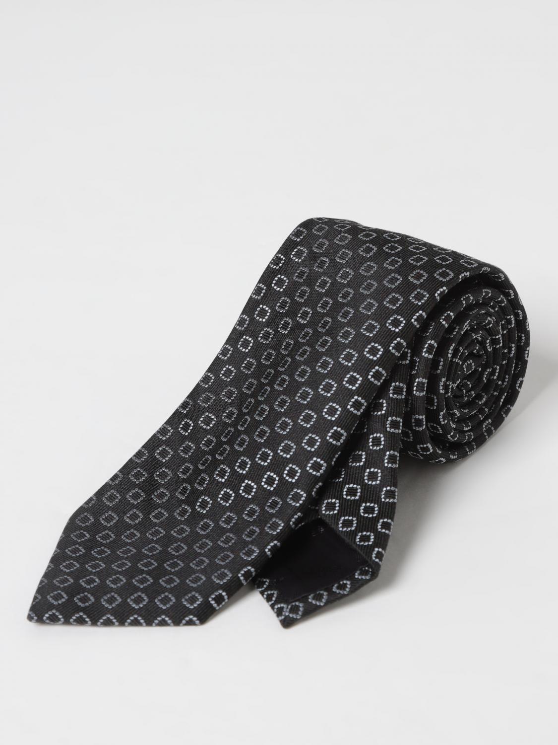 EMPORIO ARMANI TIE: Tie men Emporio Armani, Black - Img 1