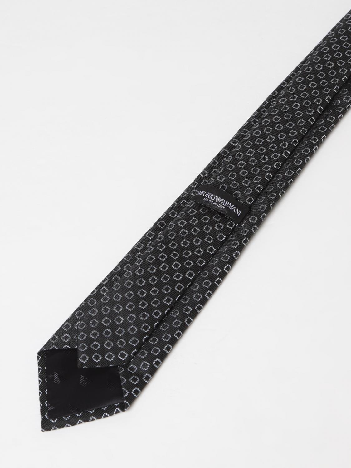 EMPORIO ARMANI TIE: Tie men Emporio Armani, Black - Img 2