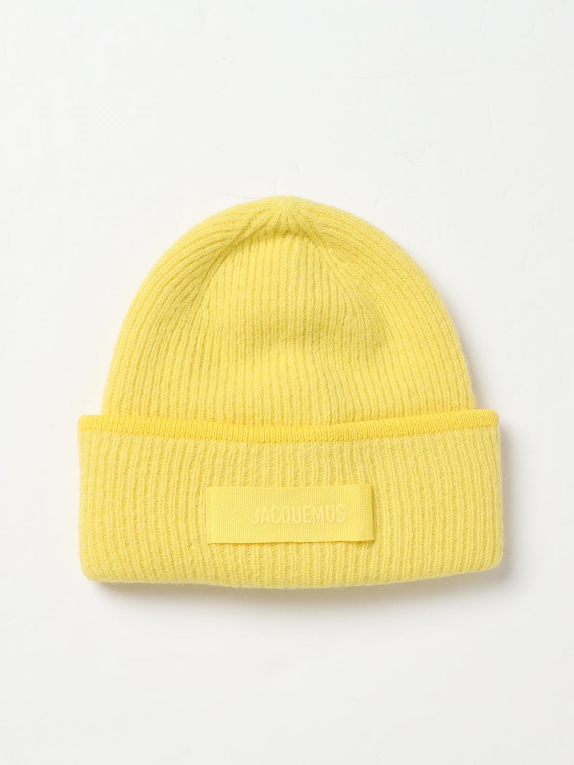 JACQUEMUS HAT: Hat men Jacquemus, Yellow - Img 1