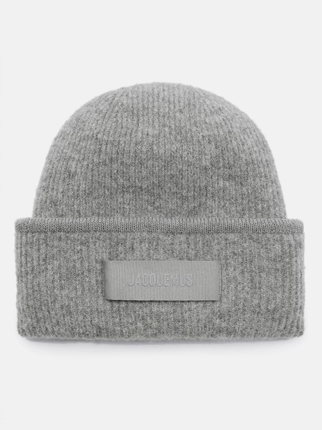 JACQUEMUS HAT: Hat men Jacquemus, Mouse Grey - Img 1