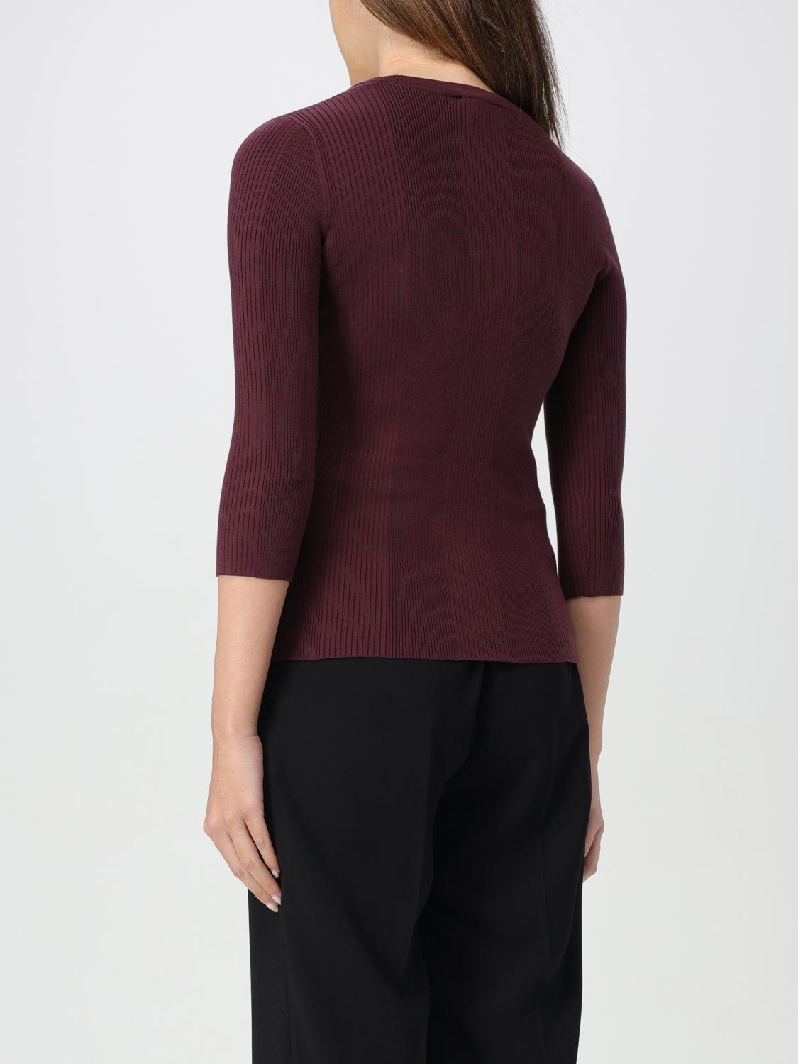 ELISABETTA FRANCHI SWEATER: Sweater woman Elisabetta Franchi, Burgundy - Img 2