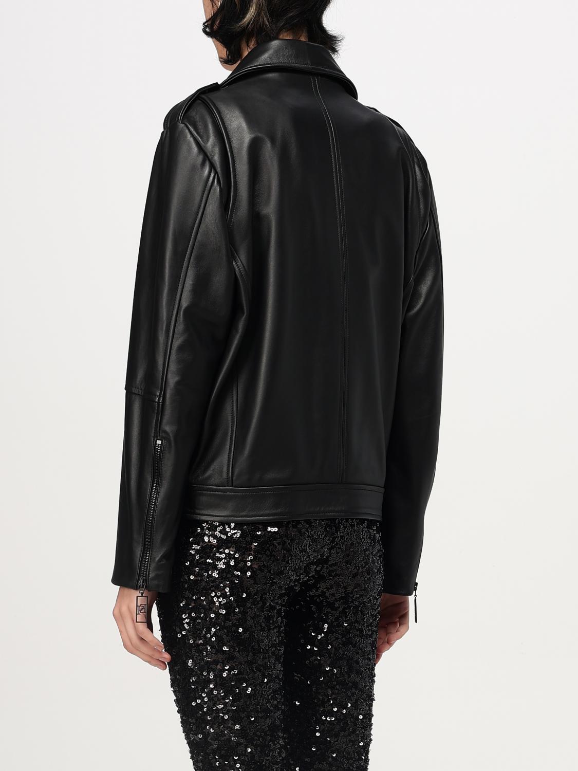 ELISABETTA FRANCHI JACKET: Jacket woman Elisabetta Franchi, Black - Img 2