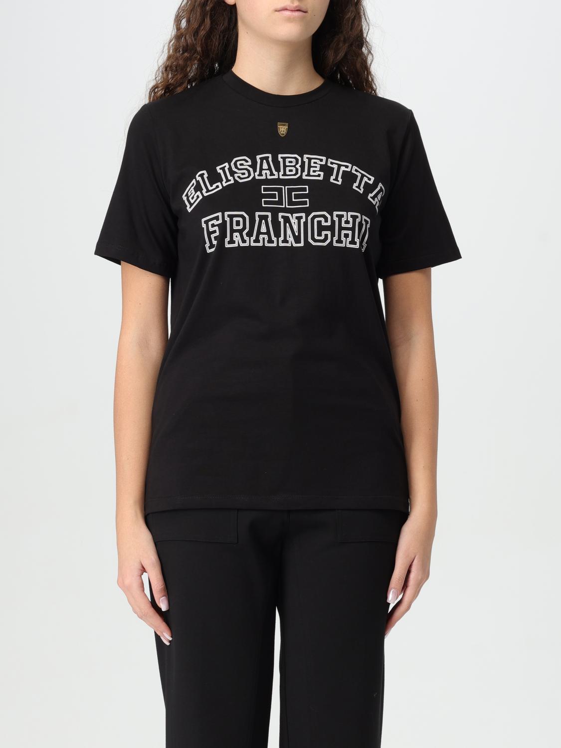 ELISABETTA FRANCHI T-SHIRT: T-shirt woman Elisabetta Franchi, Black - Img 1