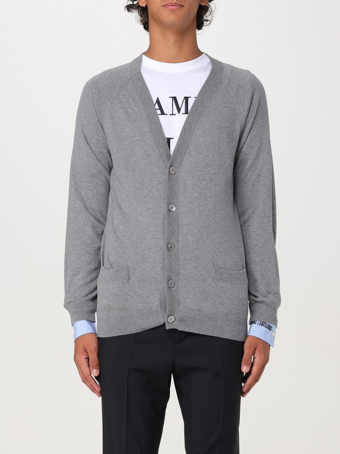 MOSCHINO COUTURE STRICKJACKE: Pullover herren Moschino Couture, Grau - Img 1