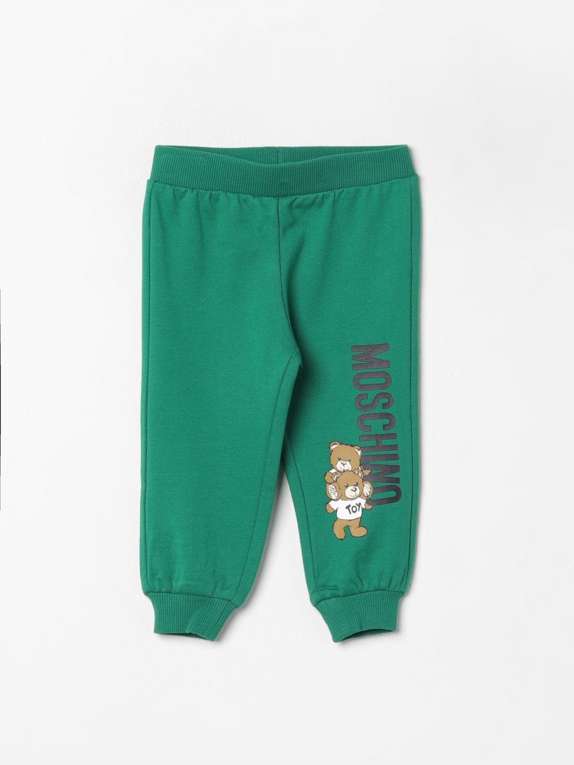 MOSCHINO PANTS: Pants kids Moschino, Green - Img 1