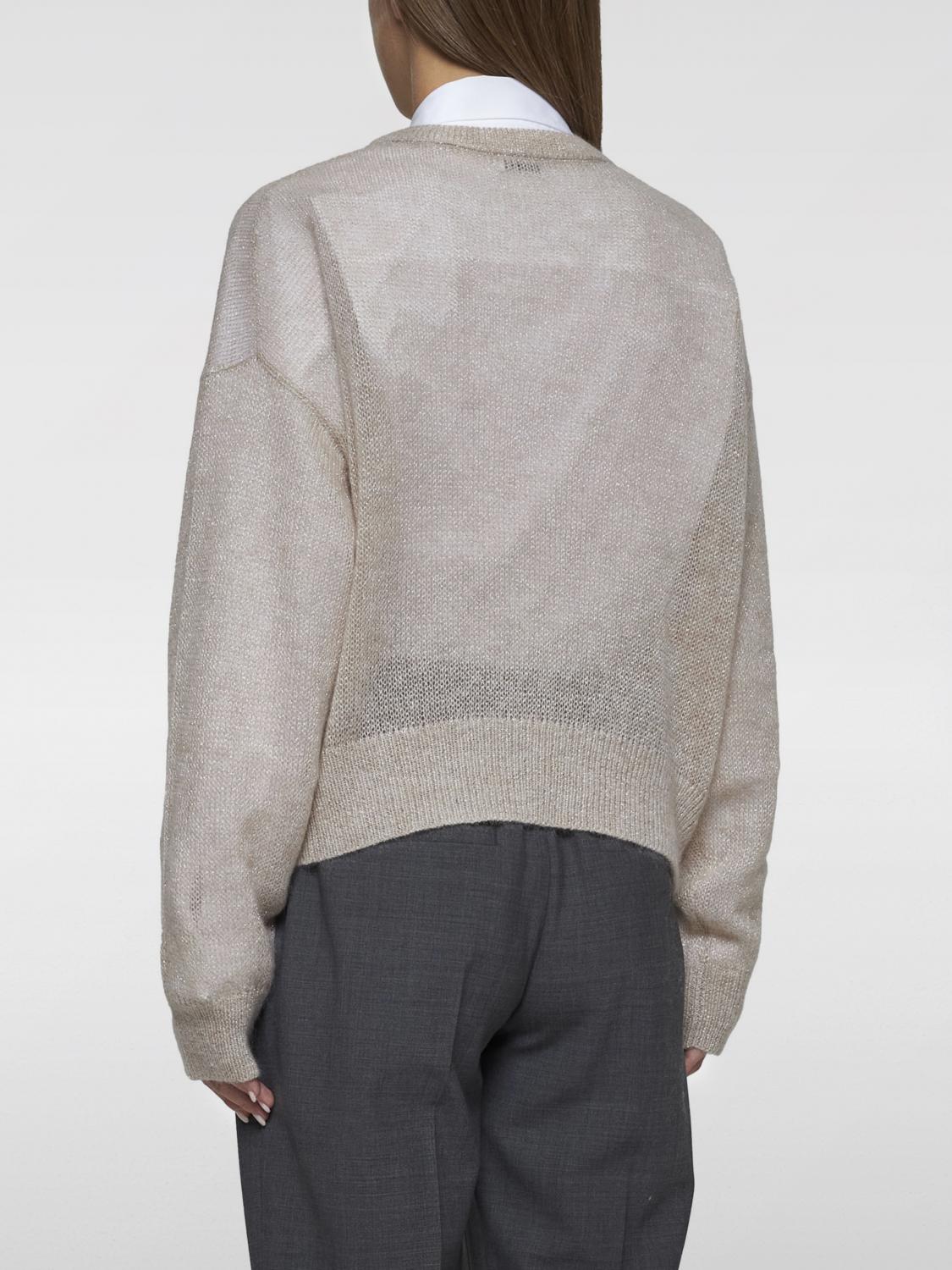 BRUNELLO CUCINELLI SWEATER: Brunello Cucinelli crewneck sweater, Cream - Img 2