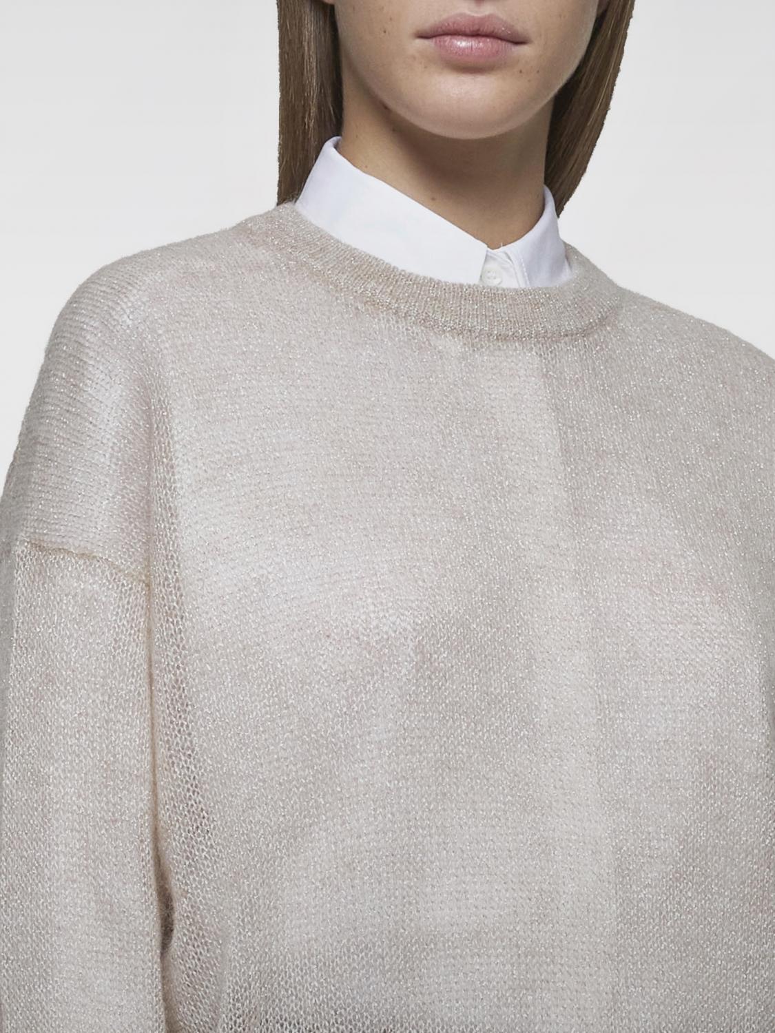 BRUNELLO CUCINELLI SWEATER: Brunello Cucinelli crewneck sweater, Cream - Img 3