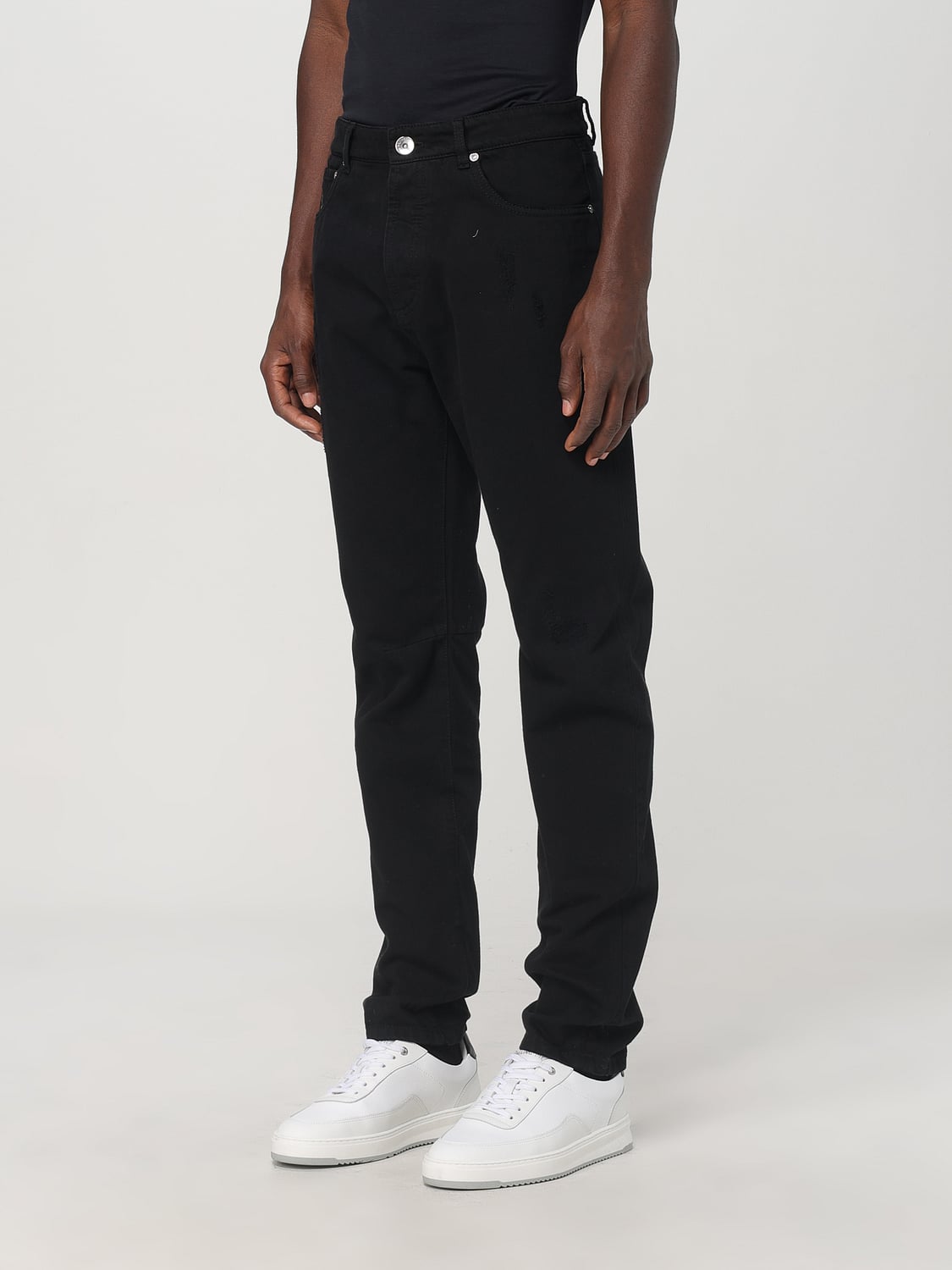 BRUNELLO CUCINELLI JEANS: Jeans herren Brunello Cucinelli, Schwarz 1 - Img 4