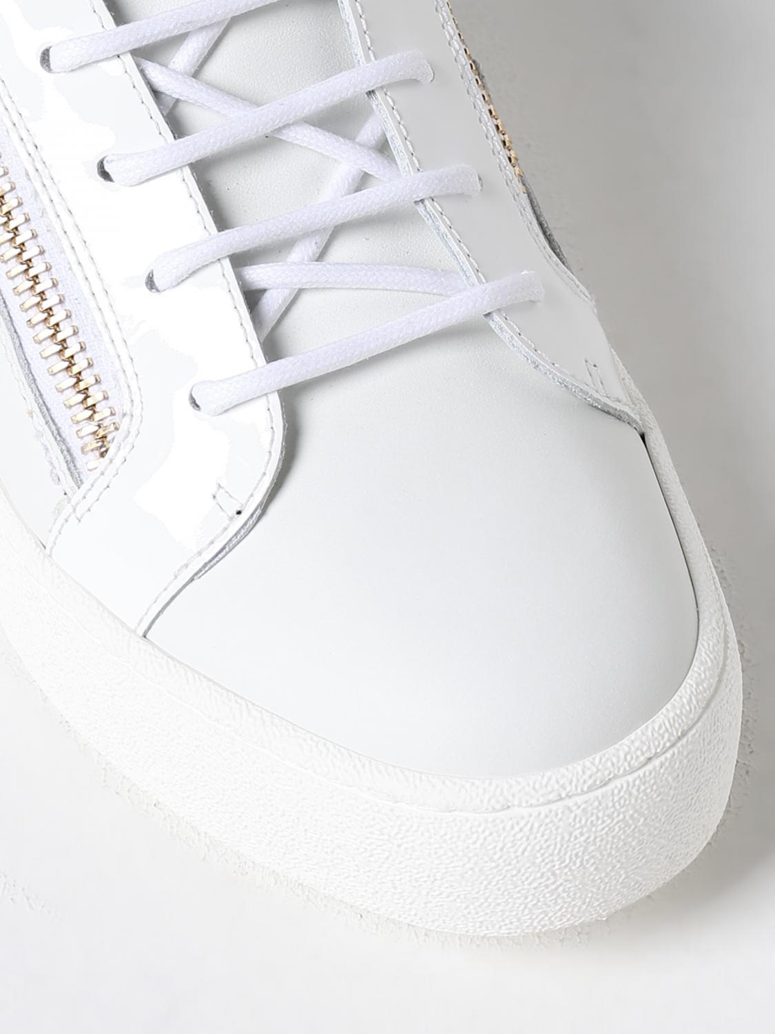 GIUSEPPE ZANOTTI SNEAKERS: Sneakers Giuseppe Zanotti in pelle , Bianco - Img 4