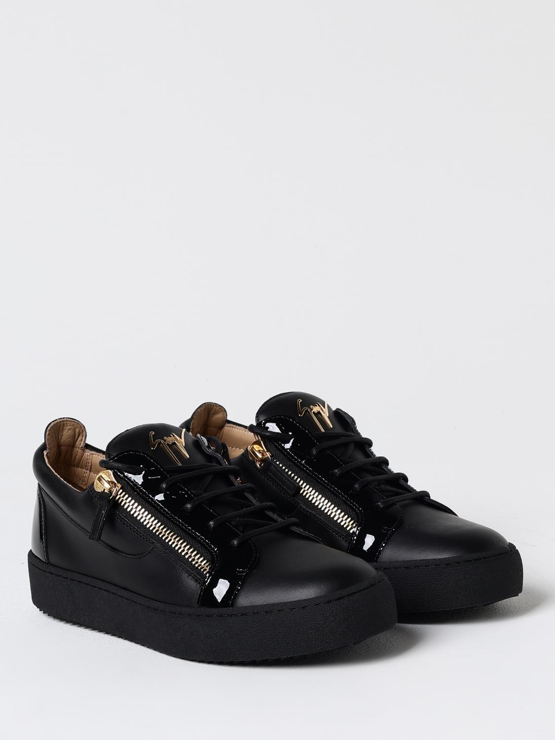 GIUSEPPE ZANOTTI SNEAKERS: Sneakers Giuseppe Zanotti in pelle , Nero - Img 2