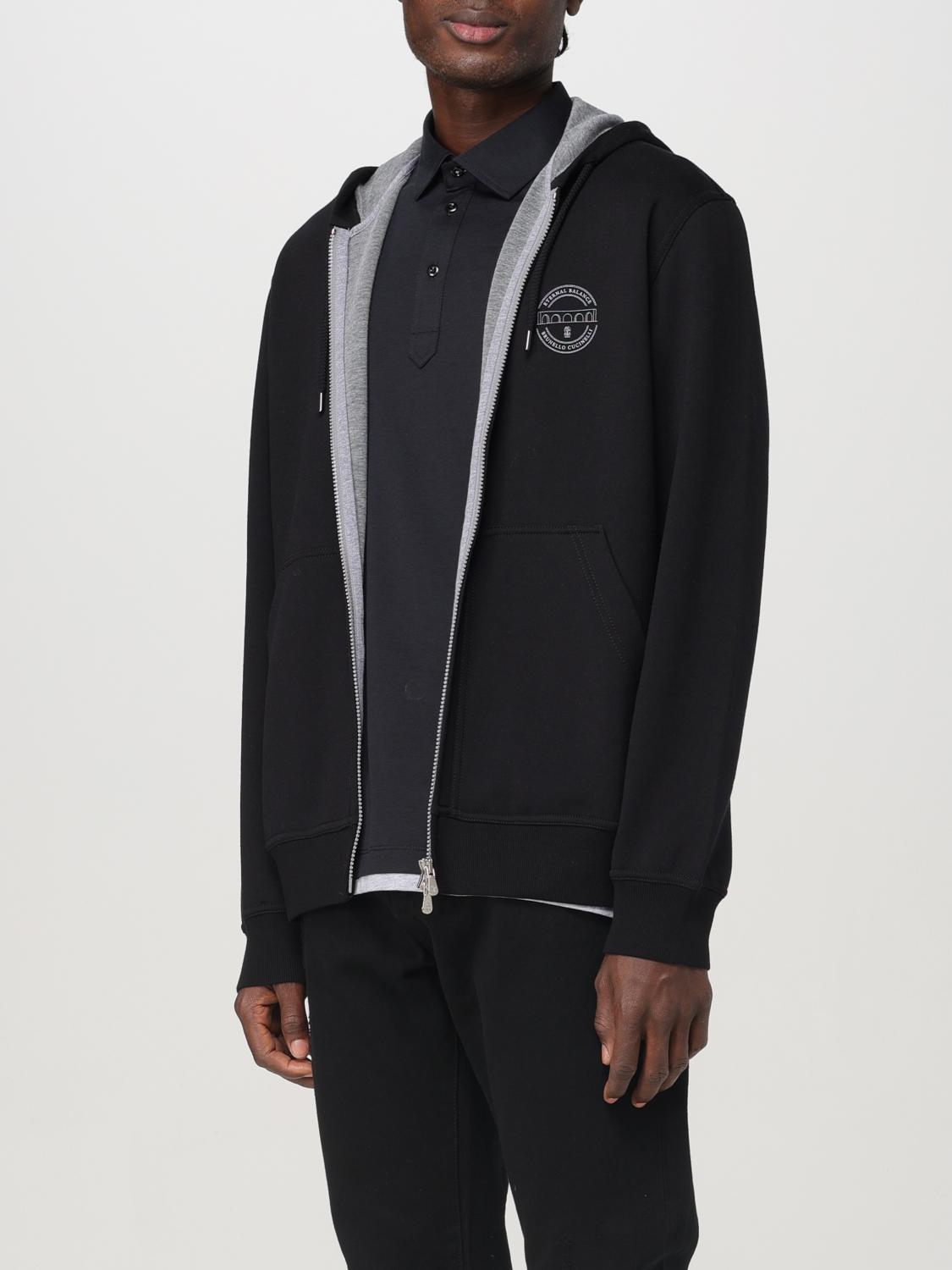 Brunello Cucinelli hoodie - Black | MM8319047G | GIGLIO.COM