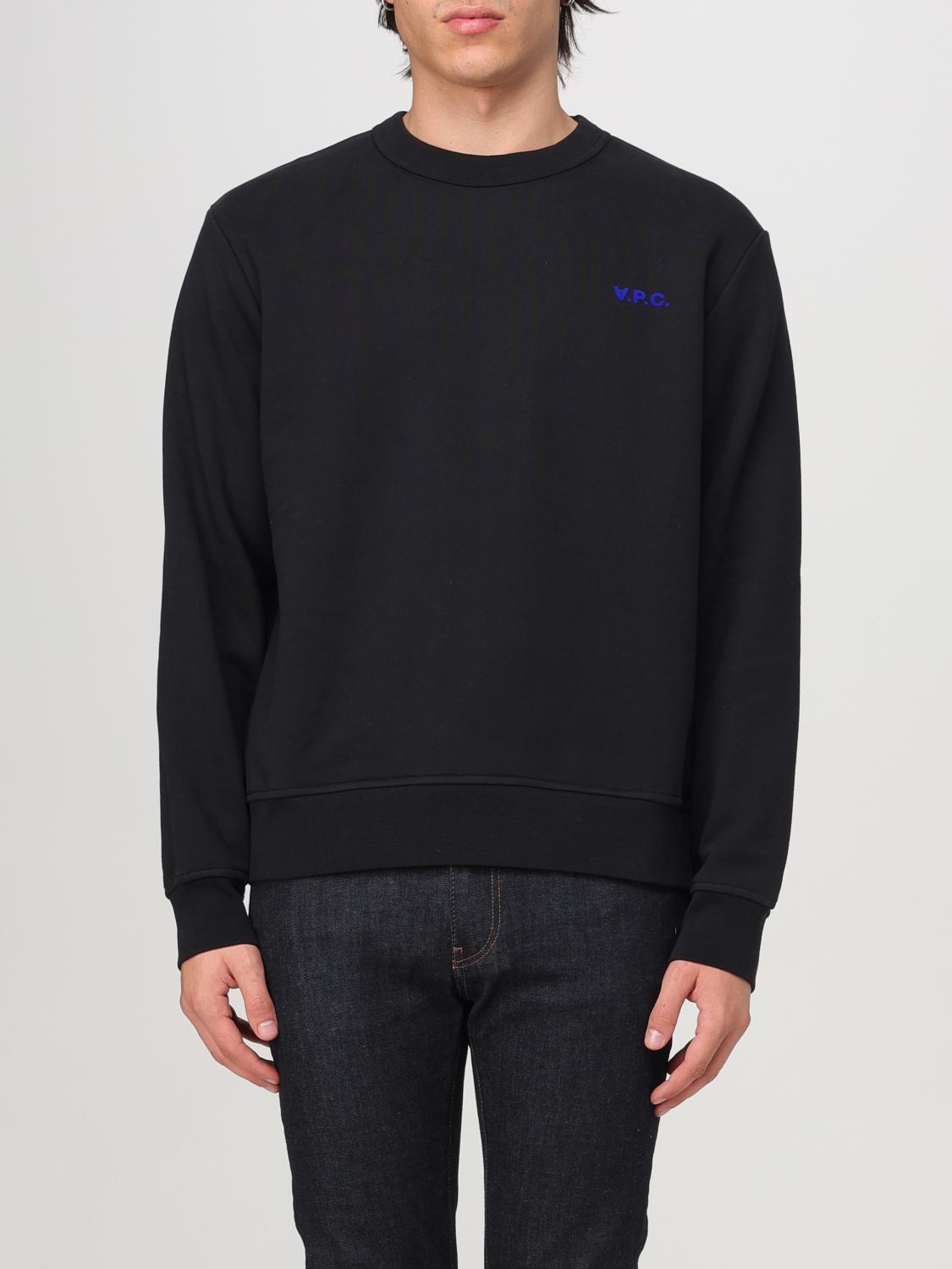 A.P.C. SWEATSHIRT: Sweatshirt men A.P.C., Black - Img 1