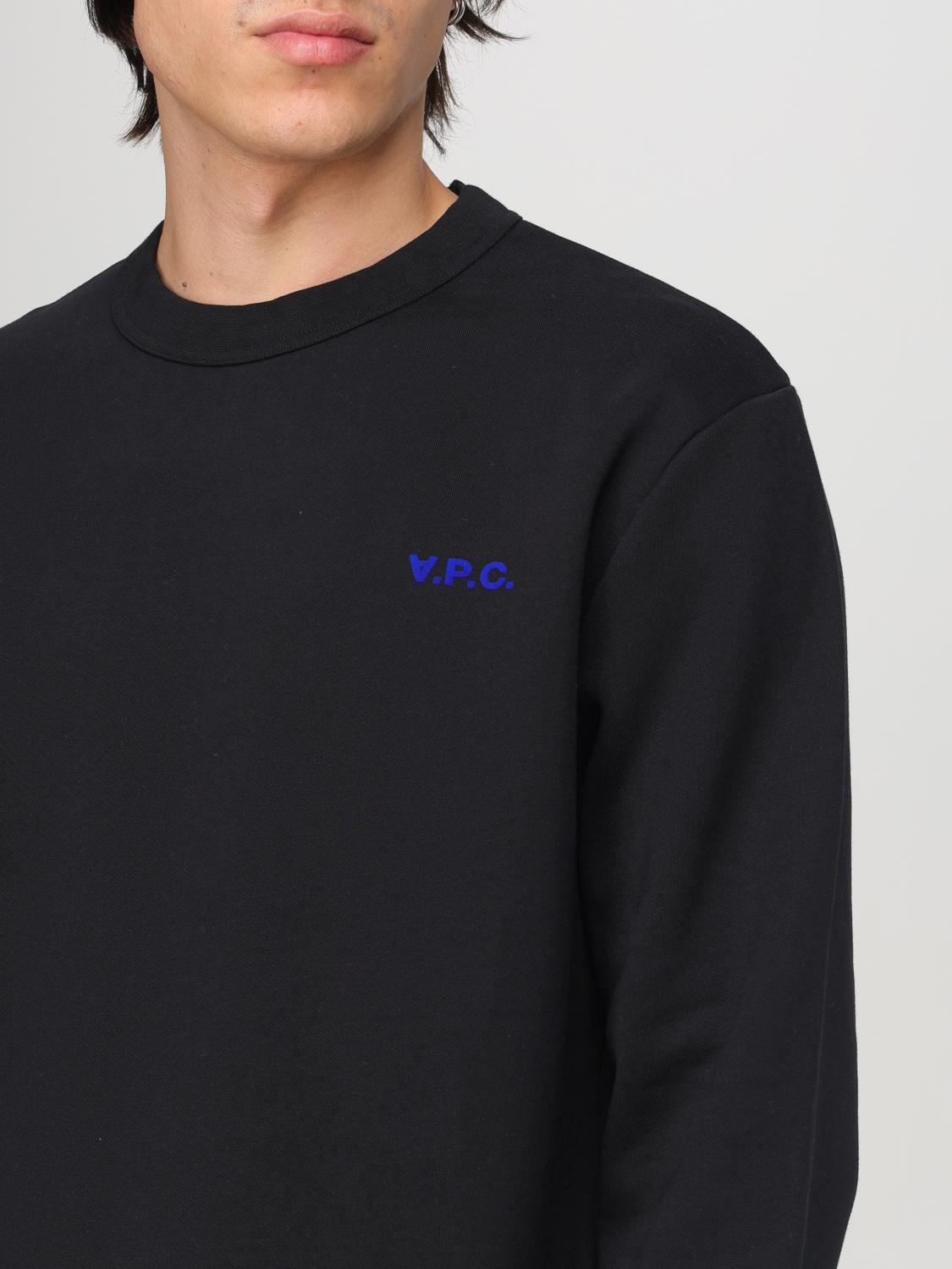 A.P.C. SWEATSHIRT: Sweatshirt men A.P.C., Black - Img 3