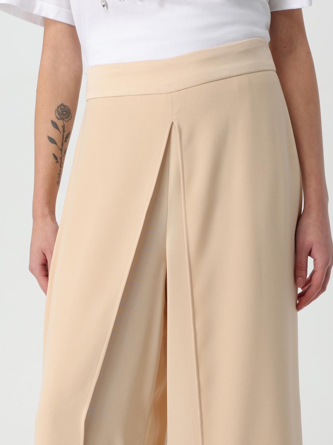 LIU JO PANTS: Pants woman Liu Jo, Beige - Img 3