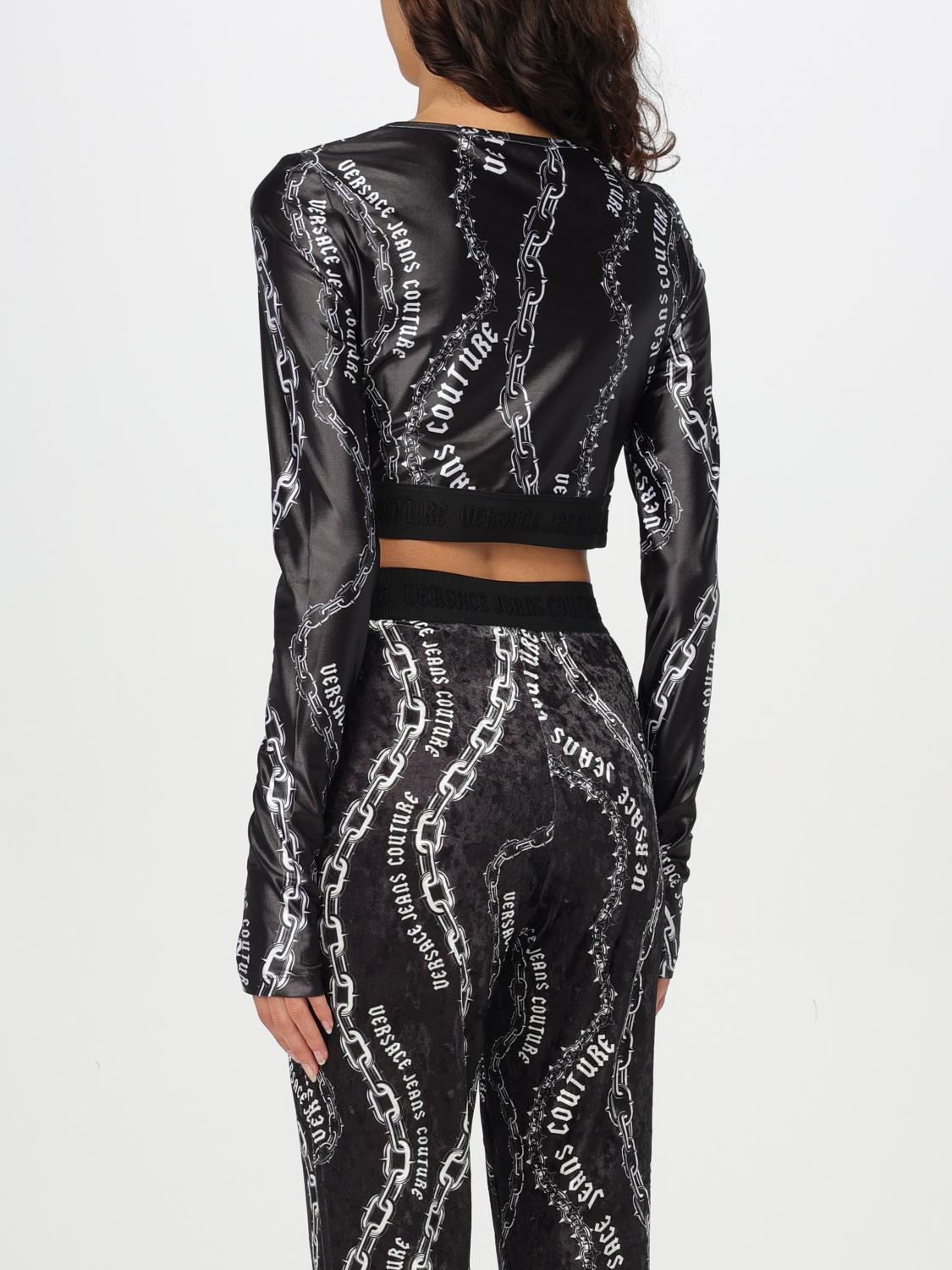 VERSACE JEANS COUTURE PULLOVER: Pullover damen Versace Jeans Couture, Schwarz 1 - Img 2