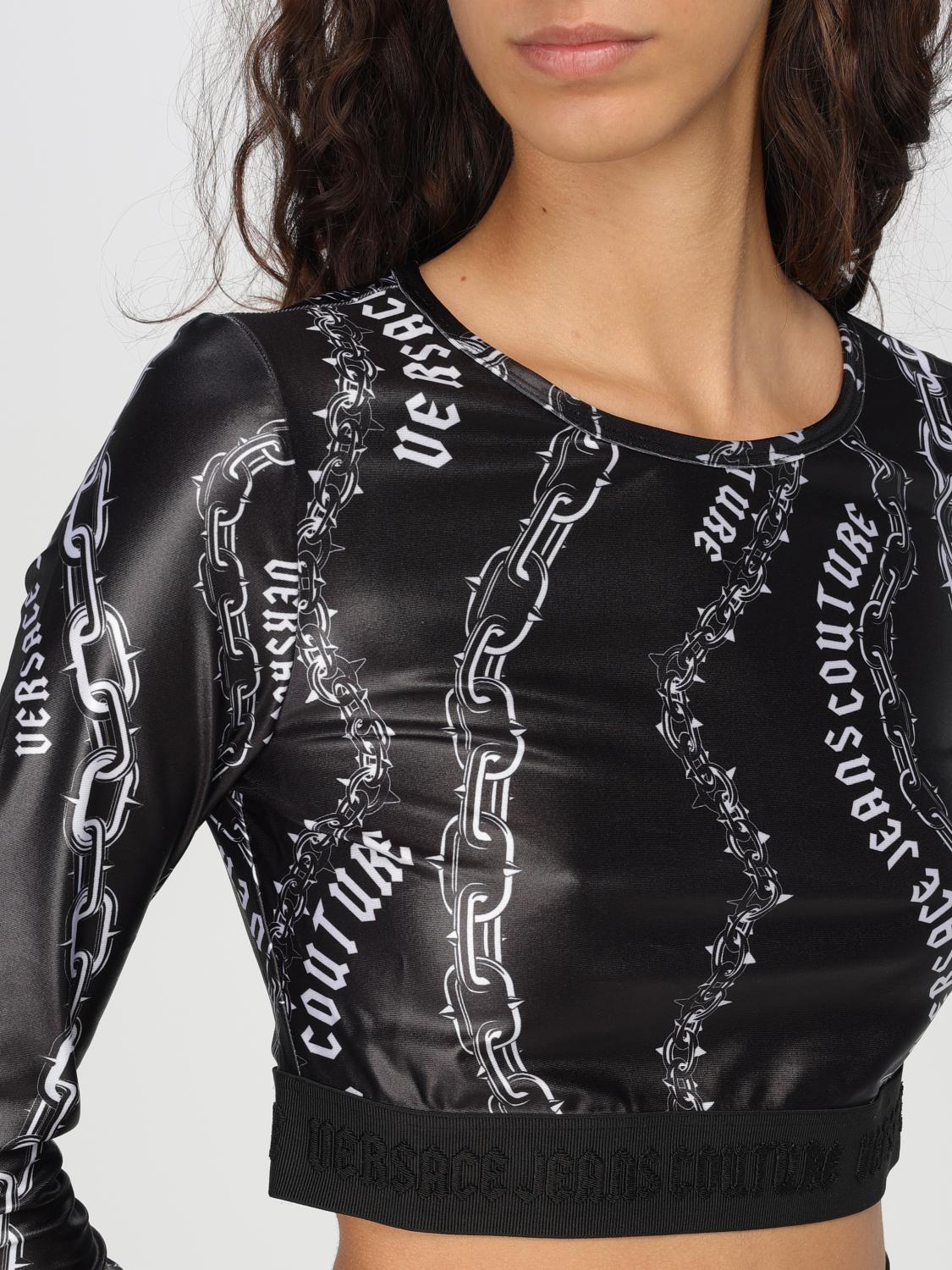 VERSACE JEANS COUTURE PULLOVER: Pullover damen Versace Jeans Couture, Schwarz 1 - Img 3