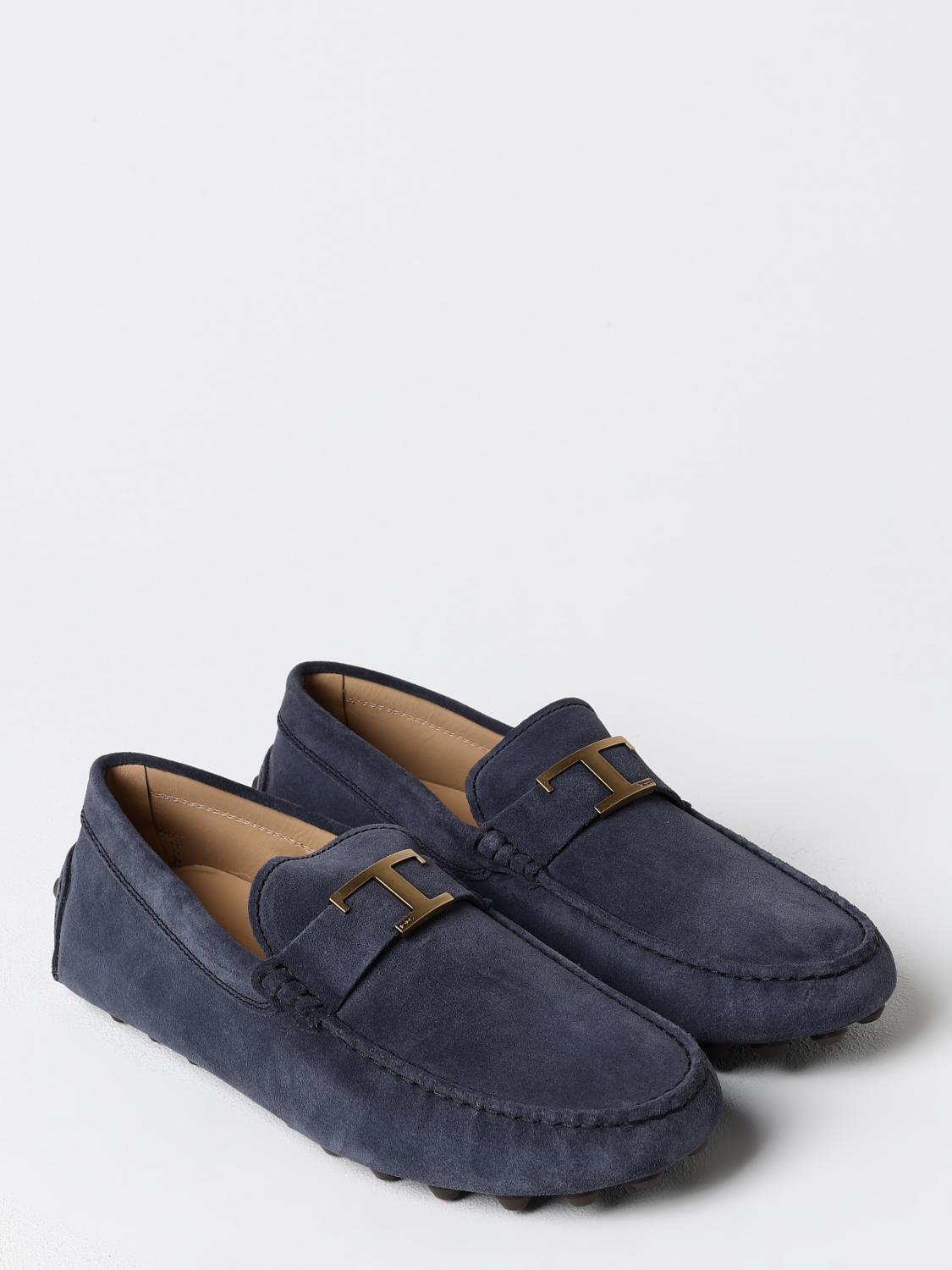 TOD'S MOCASSINI: Mocassino Tod's in camoscio , Blue - Img 2