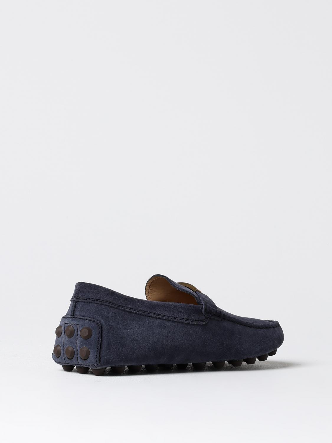 TOD'S MOCASSINI: Mocassino Tod's in camoscio , Blue - Img 3
