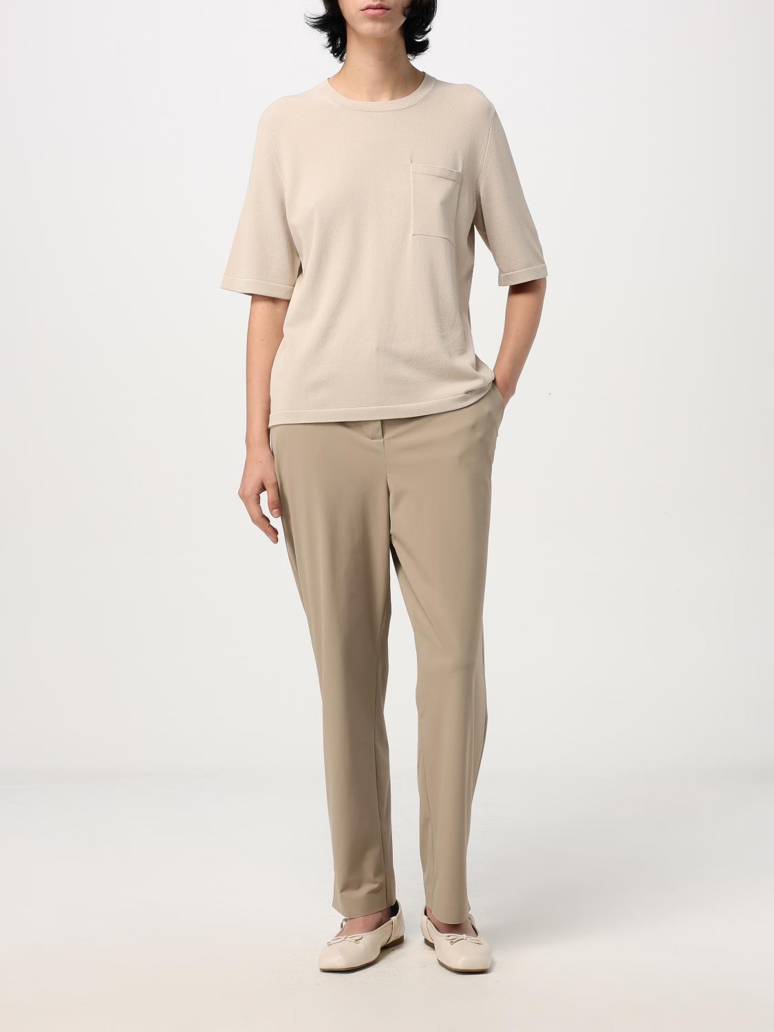 MAX MARA LEISURE PANTS: Pants woman Max Mara Leisure, Beige - Img 2