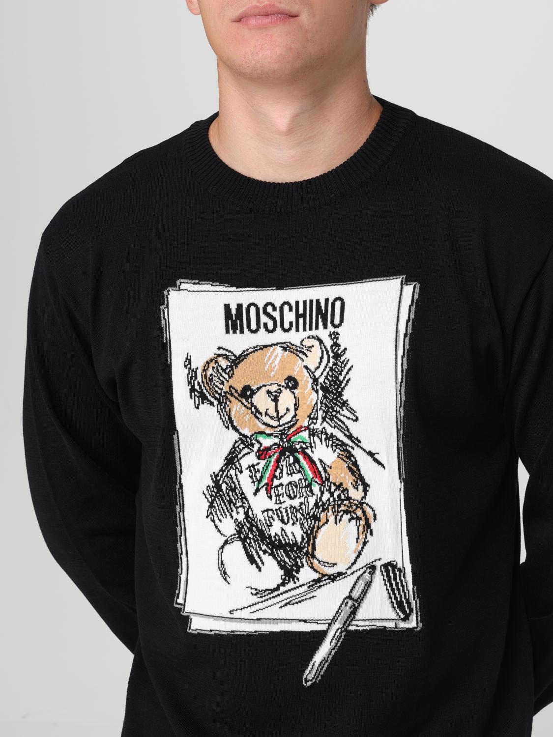 MOSCHINO COUTURE PULLOVER: Pullover herren Moschino Couture, Schwarz - Img 5