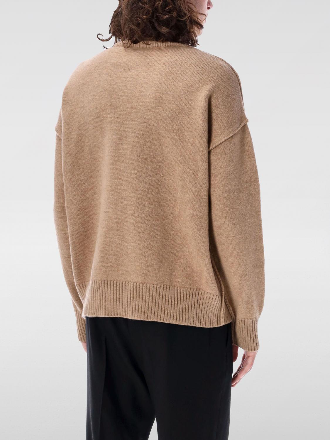 AMI PARIS JERSEY: Jersey hombre Ami Paris, Camello - Img 2