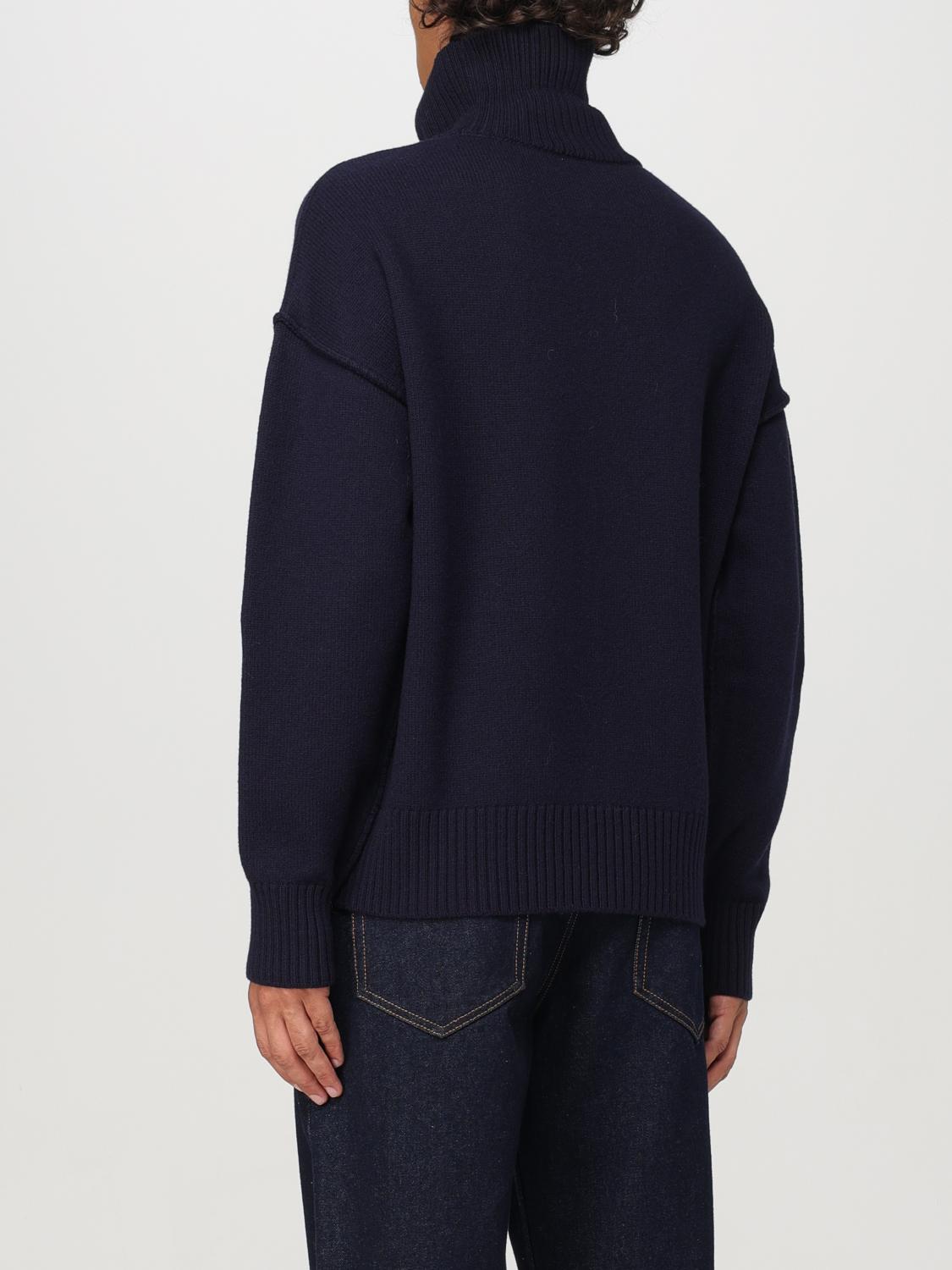 AMI PARIS JERSEY: Jersey hombre Ami Paris, Azul Marino - Img 2