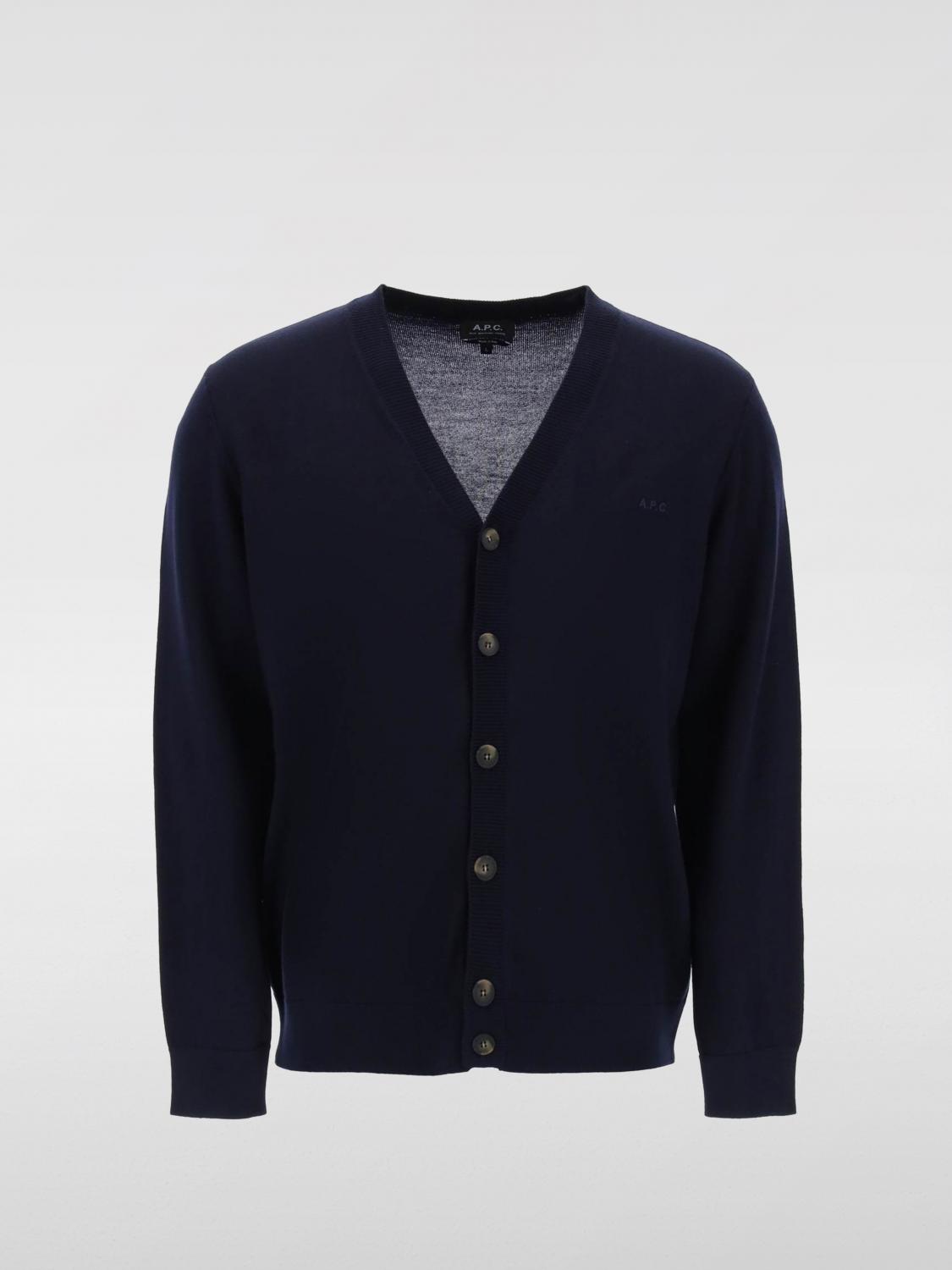 A.P.C. CARDIGAN: Sweater men A.P.C., Navy - Img 4