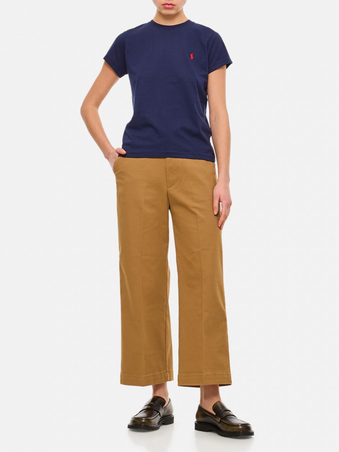 POLO RALPH LAUREN PANTS: Pants woman Polo Ralph Lauren, Beige - Img 2