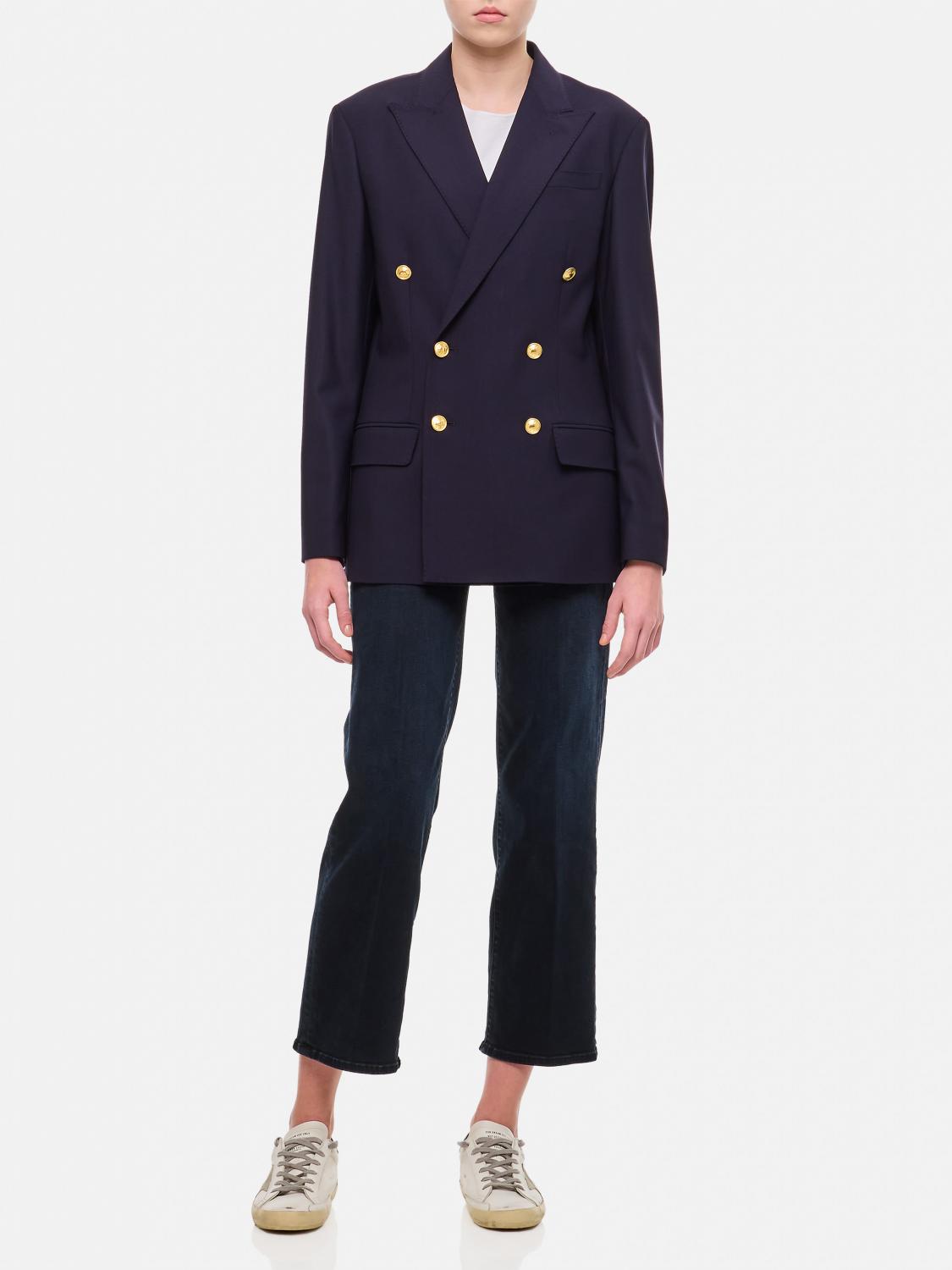 POLO RALPH LAUREN BLAZER: Blazer woman Polo Ralph Lauren, Blue - Img 2