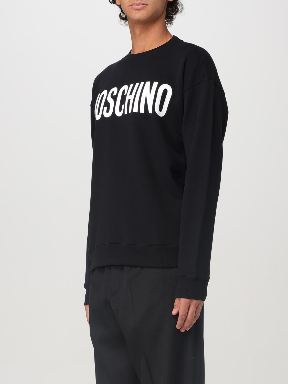 MOSCHINO COUTURE SWEATSHIRT: Moschino Couture Baumwoll-Sweatshirt, Schwarz - Img 4