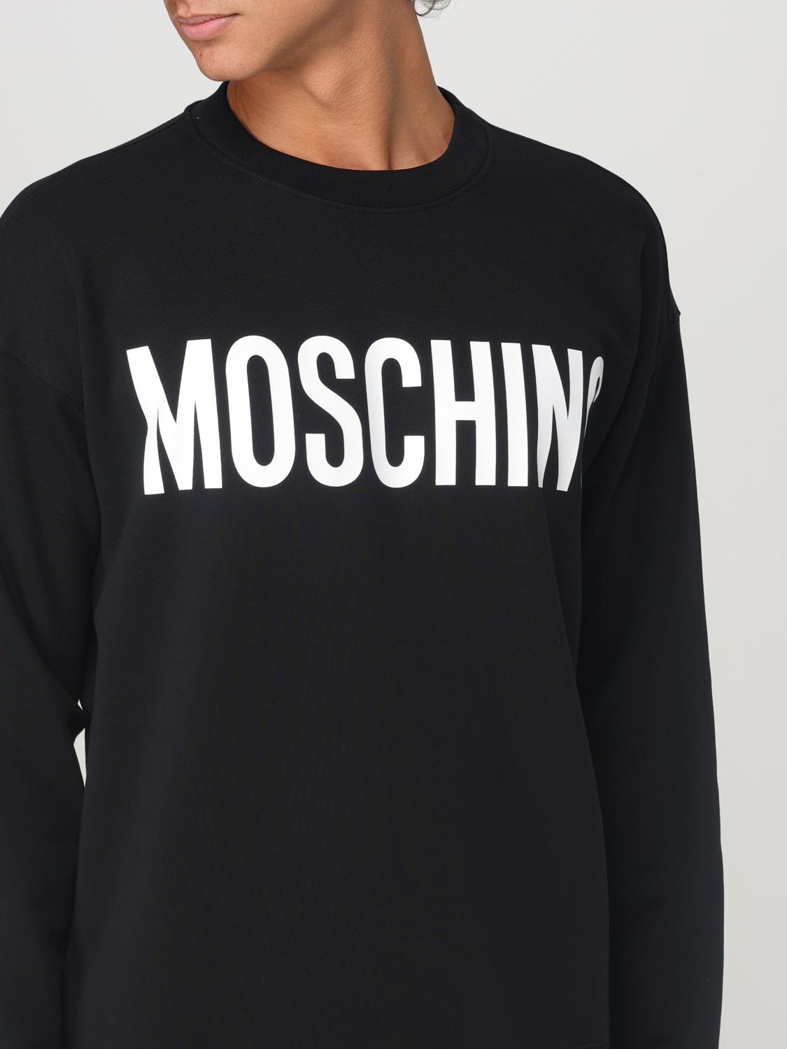 MOSCHINO COUTURE SWEATSHIRT: Moschino Couture Baumwoll-Sweatshirt, Schwarz - Img 5