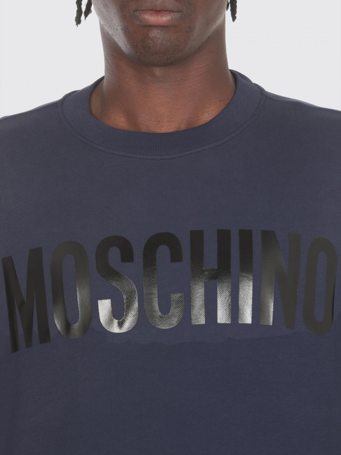 MOSCHINO COUTURE SWEATSHIRT: Moschino Couture Baumwoll-Sweatshirt, Blau - Img 4