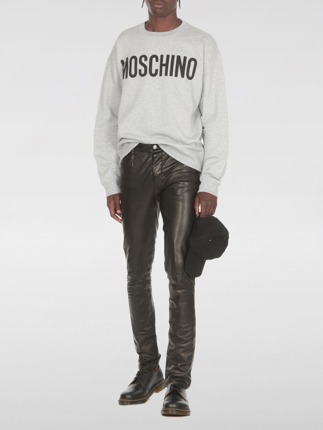 MOSCHINO COUTURE SWEATSHIRT: Moschino Couture Baumwoll-Sweatshirt, Grau - Img 2
