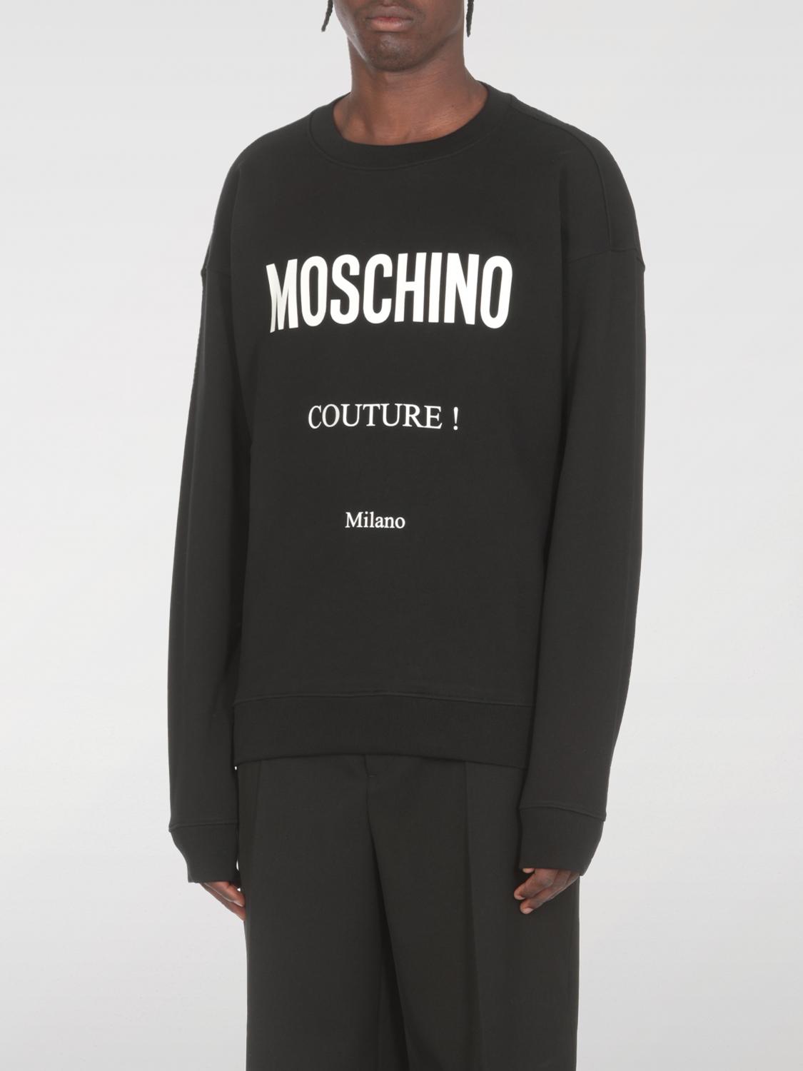 MOSCHINO COUTURE SWEATSHIRT: Pullover herren Moschino Couture, Schwarz - Img 1