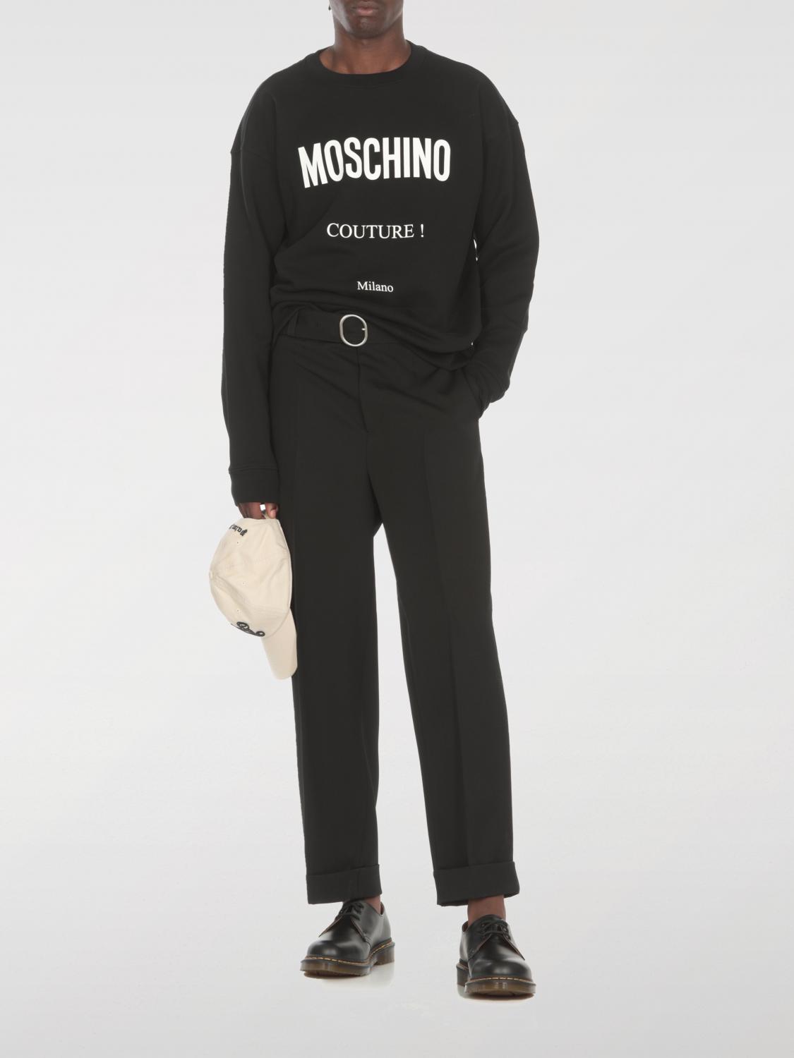 MOSCHINO COUTURE SWEATSHIRT: Pullover herren Moschino Couture, Schwarz - Img 2