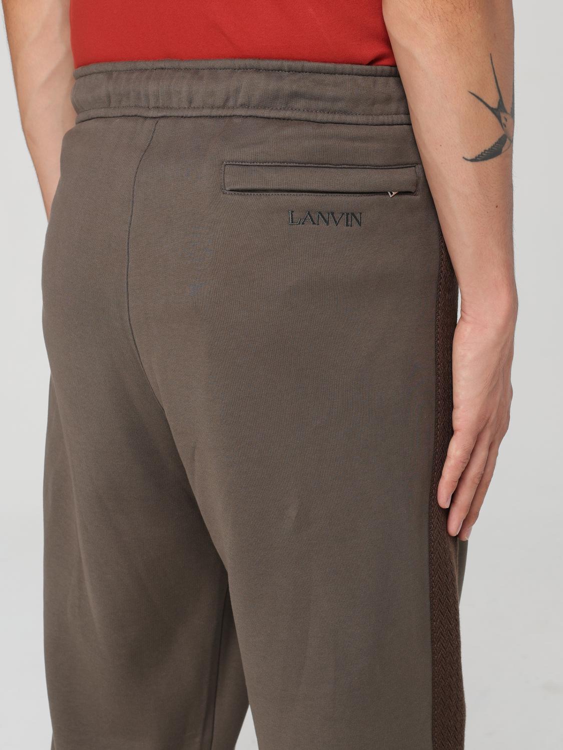 LANVIN PANTS: Pants men Lanvin, Beige - Img 5