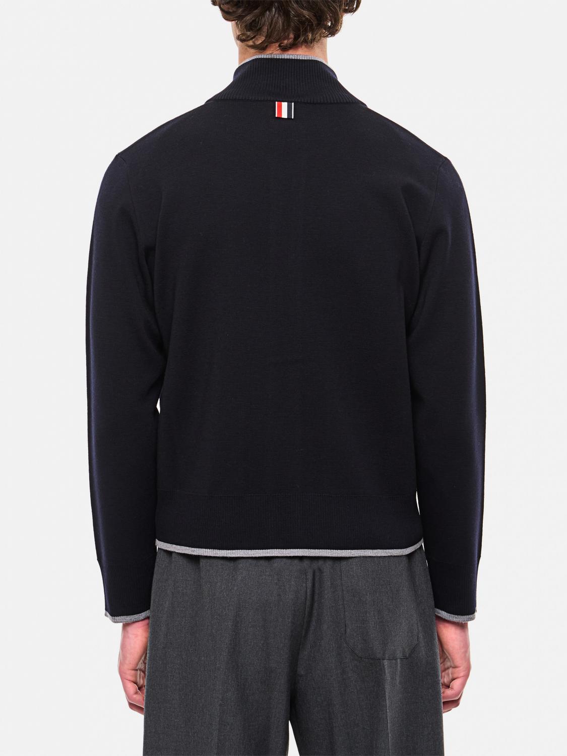 THOM BROWNE CARDIGAN: Sweater men Thom Browne, Blue - Img 3