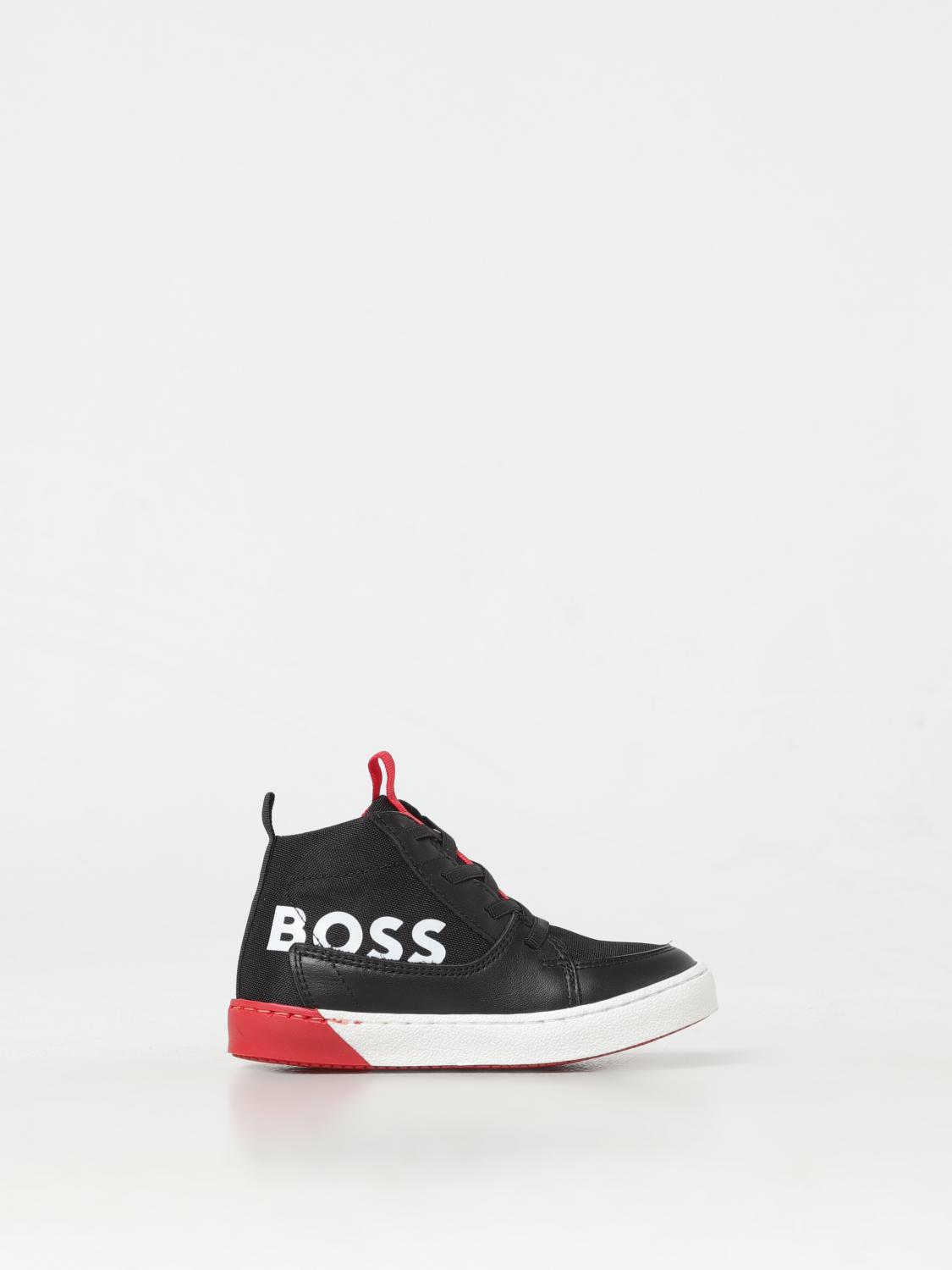 BOSS SNEAKERS: Sneakers kids Boss, Black - Img 1