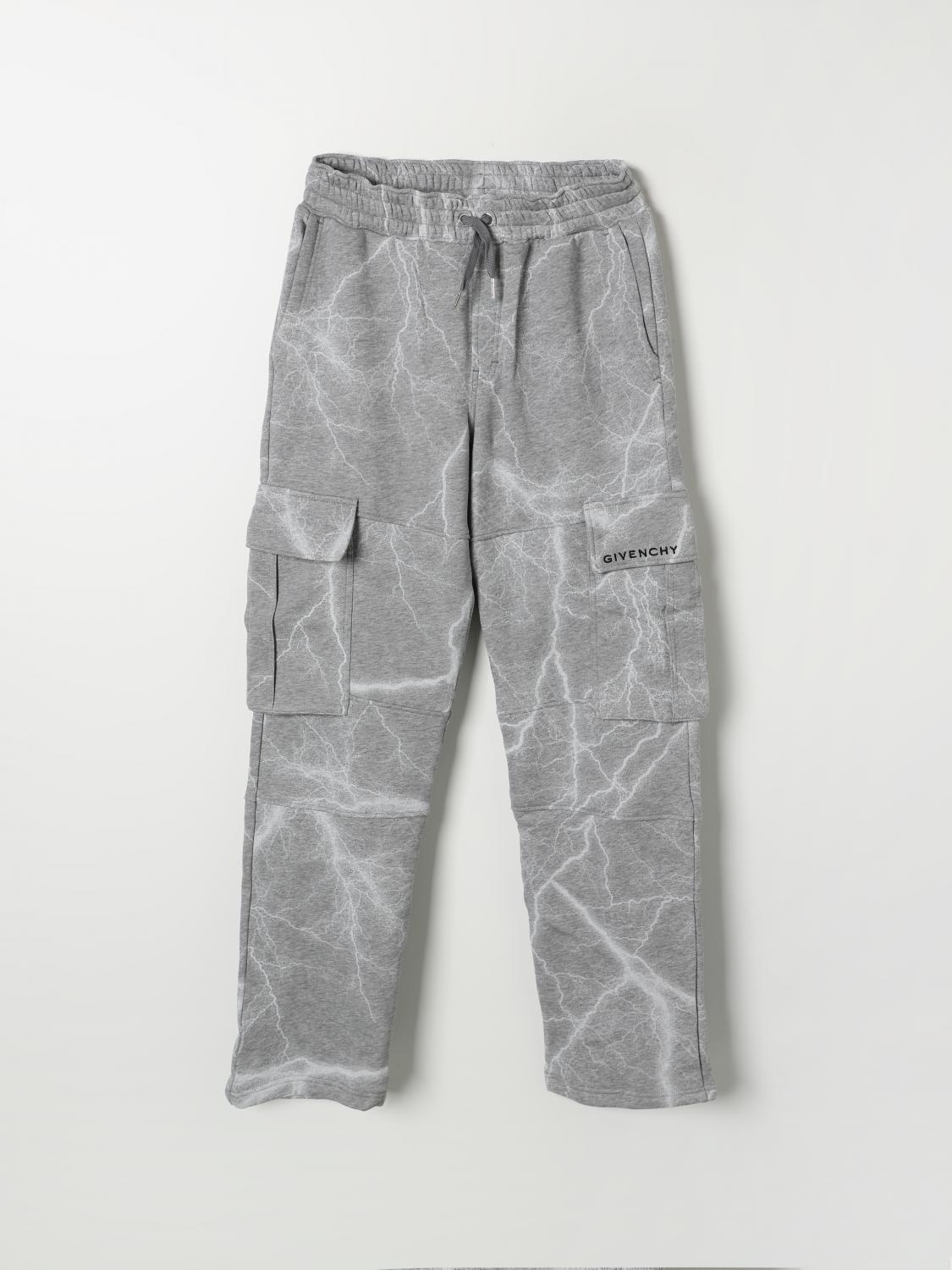 GIVENCHY PANTS: Pants kids Givenchy, Grey - Img 1