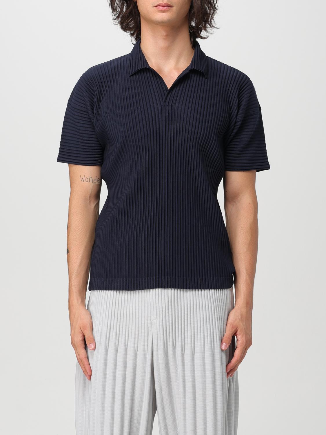 HOMME PLISSE' ISSEY MIYAKE：Tシャツ メンズ - ブルー | GIGLIO