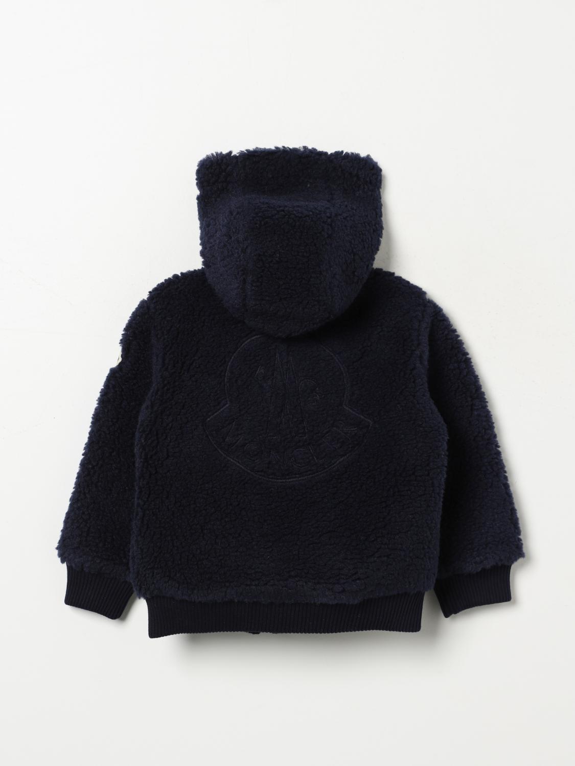 MONCLER ジャケット: セーター ボーイ Moncler, ブルー - Img 2